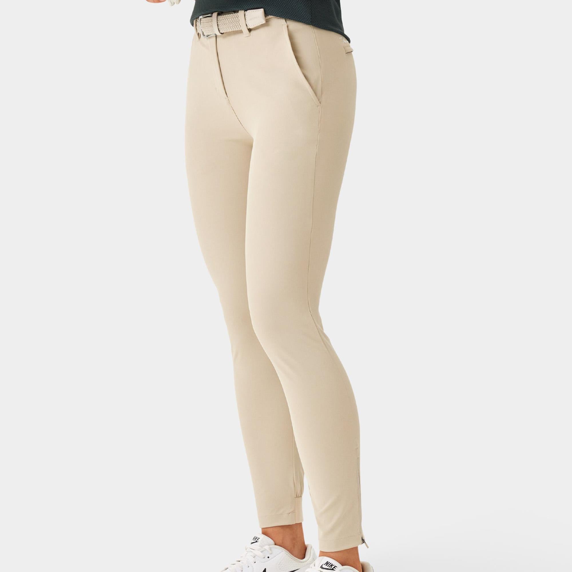 Macade Golf Four-Way Stretch Ladies Golf Jogger Ecru 29 Inch Leg
