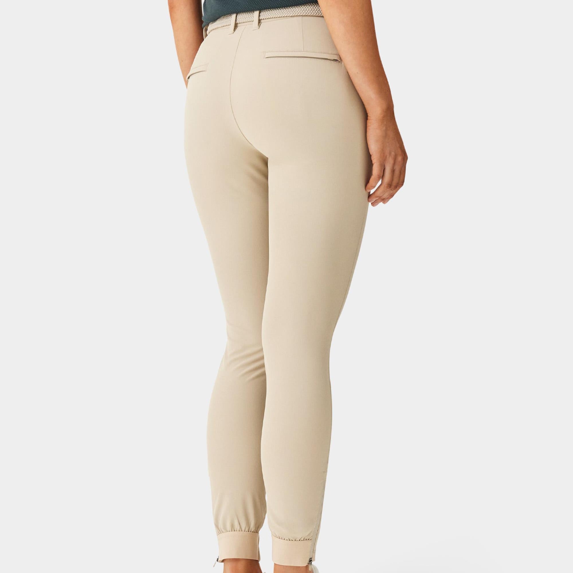 Macade Golf Four-Way Stretch Ladies Golf Jogger Ecru 29 Inch Leg