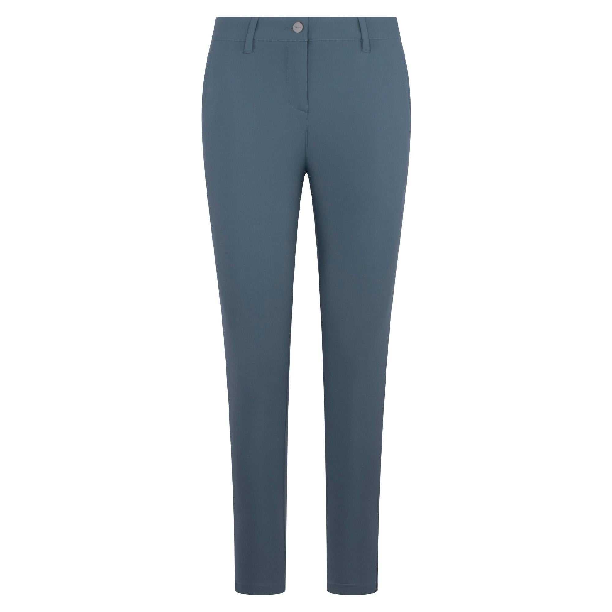 Macade Golf Four-Way Stretch Ladies Golf Jogger Stone Blue 27 Inch Leg