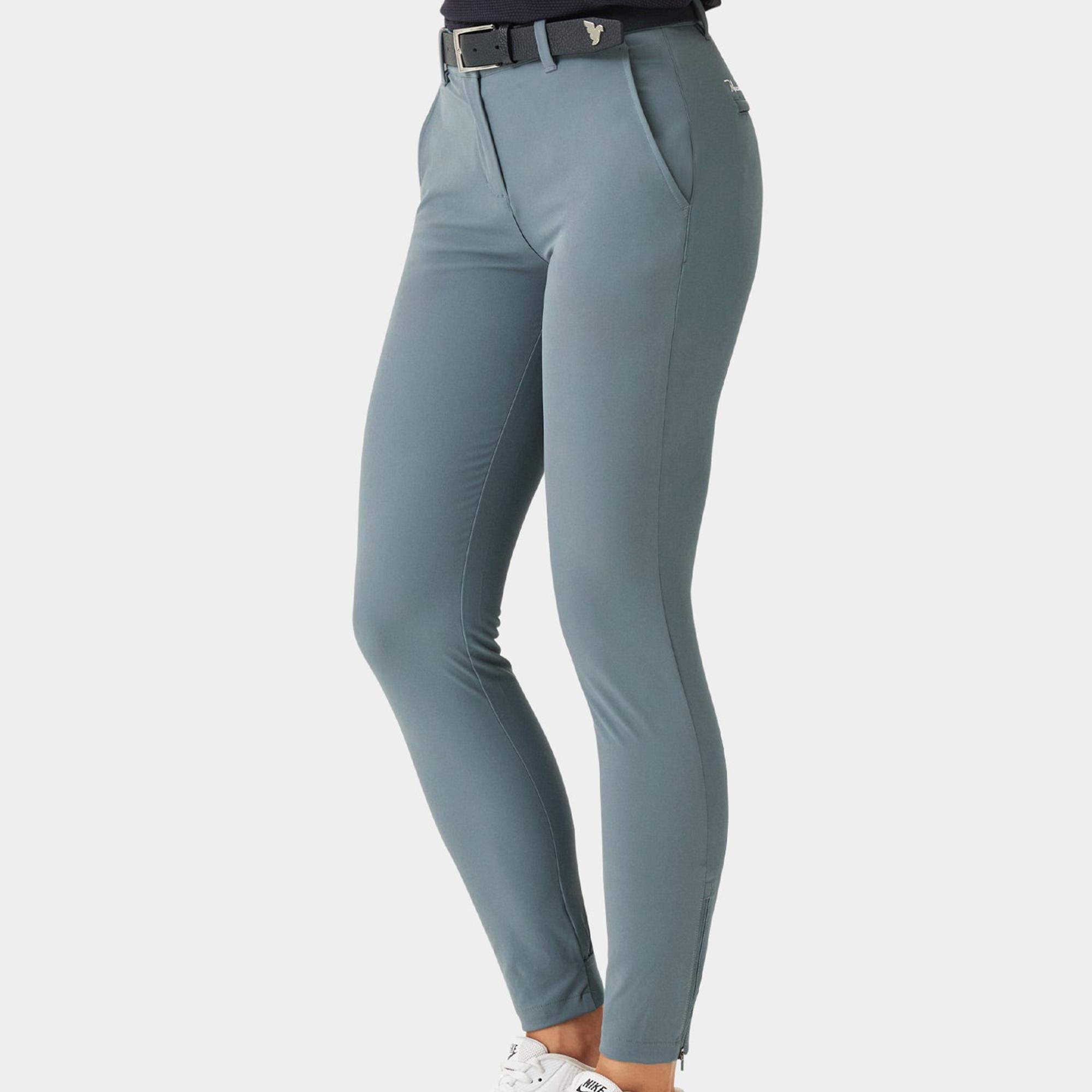 Macade Golf Four-Way Stretch Ladies Golf Jogger Stone Blue 27 Inch Leg