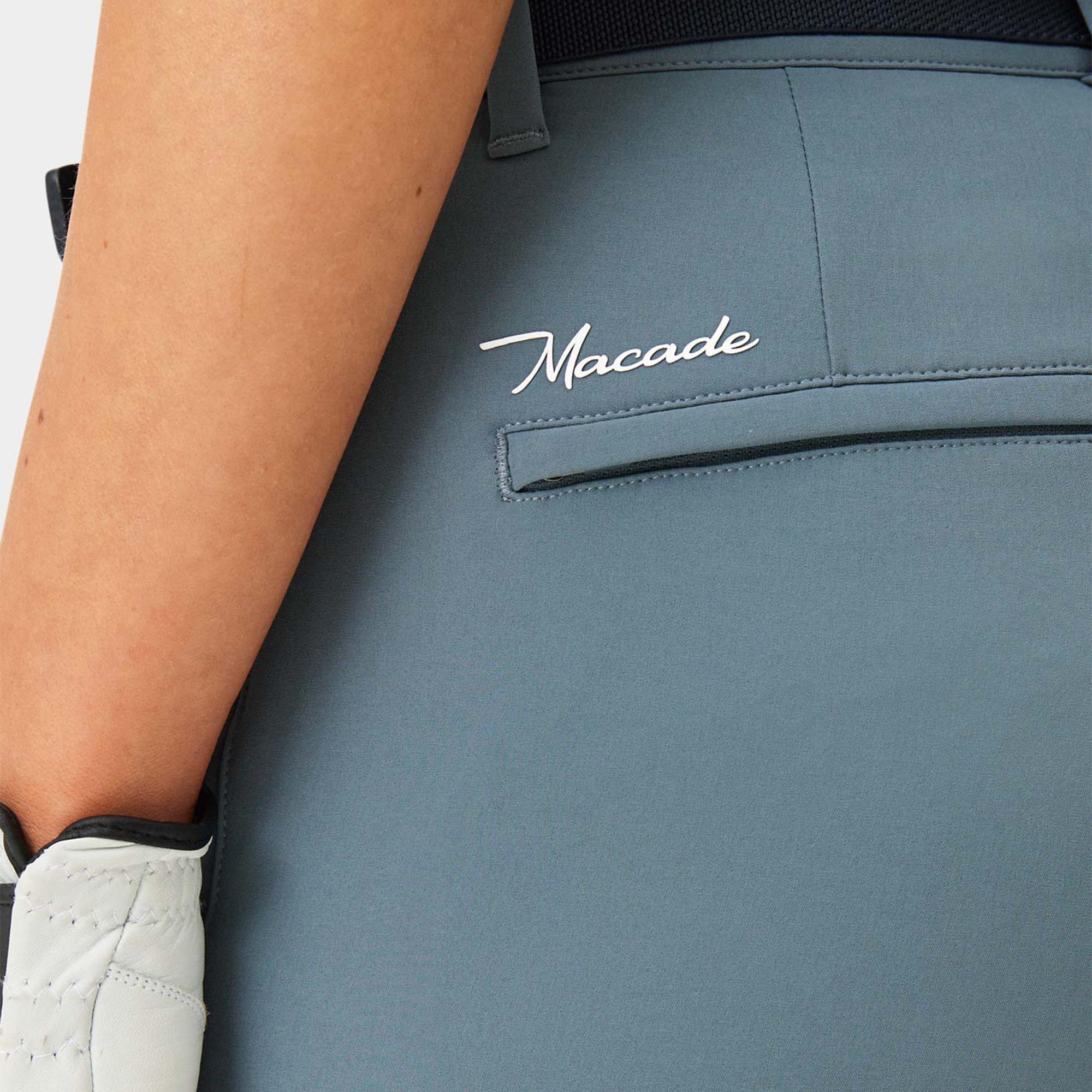 Macade Golf Four-Way Stretch Ladies Golf Jogger Stone Blue 27 Inch Leg