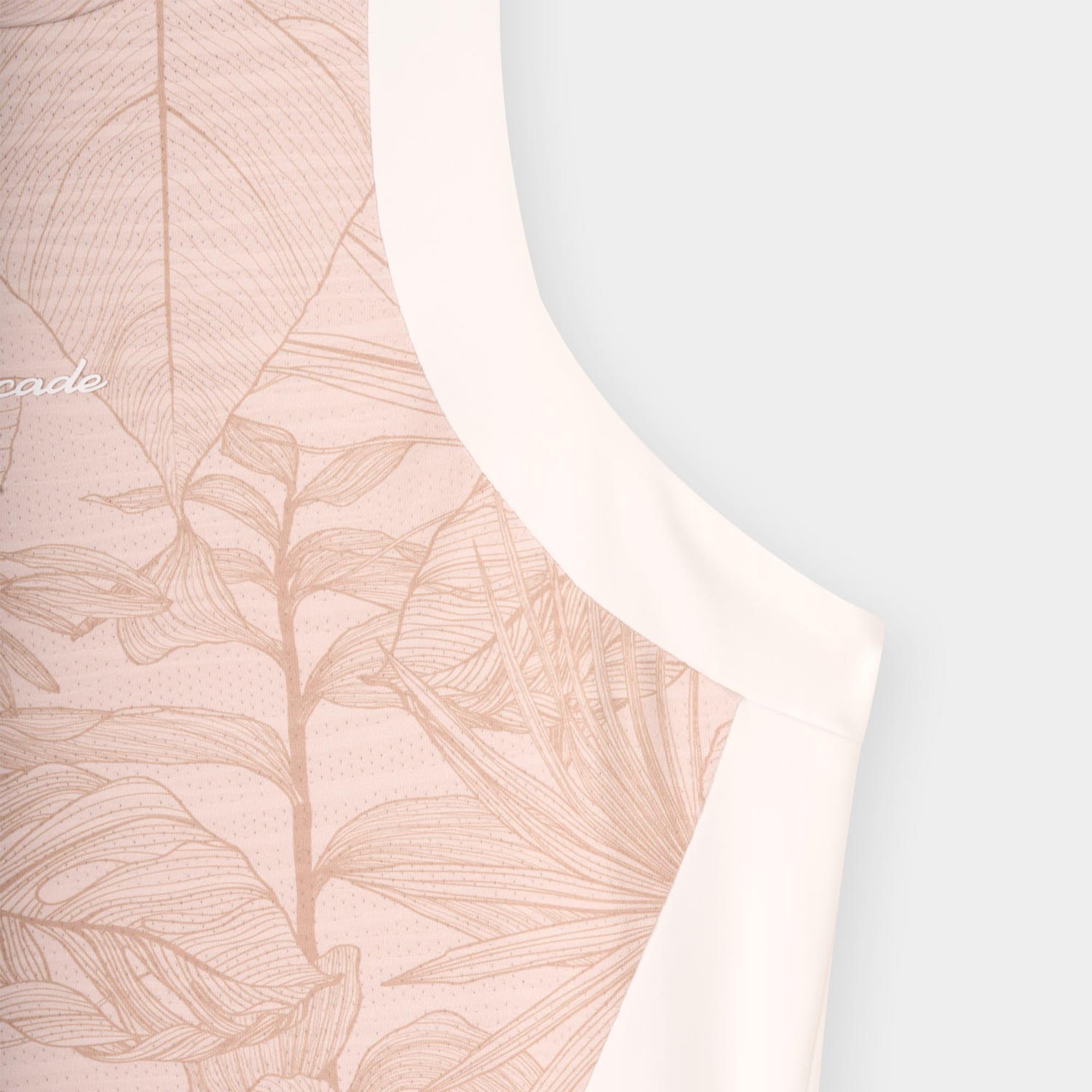 Macade Golf Inez Palm Ladies Sleeveless Golf Dress Pink
