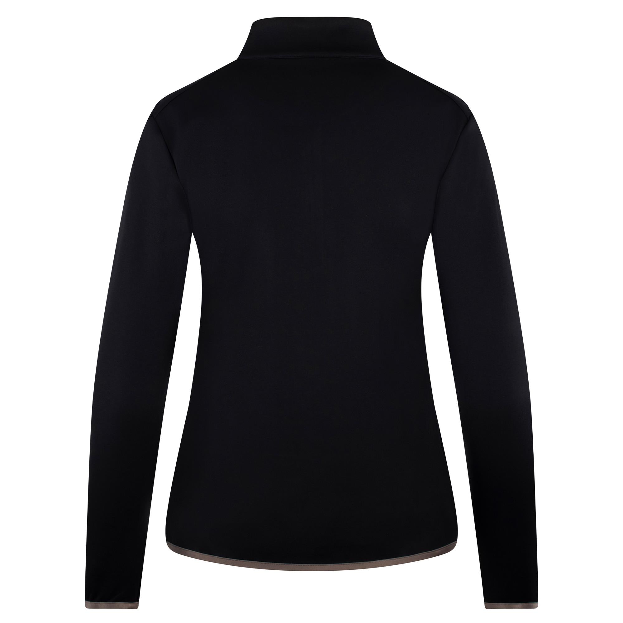 Macade Golf Jade Therma Quarter Zip Ladies Golf Mid Layer Black