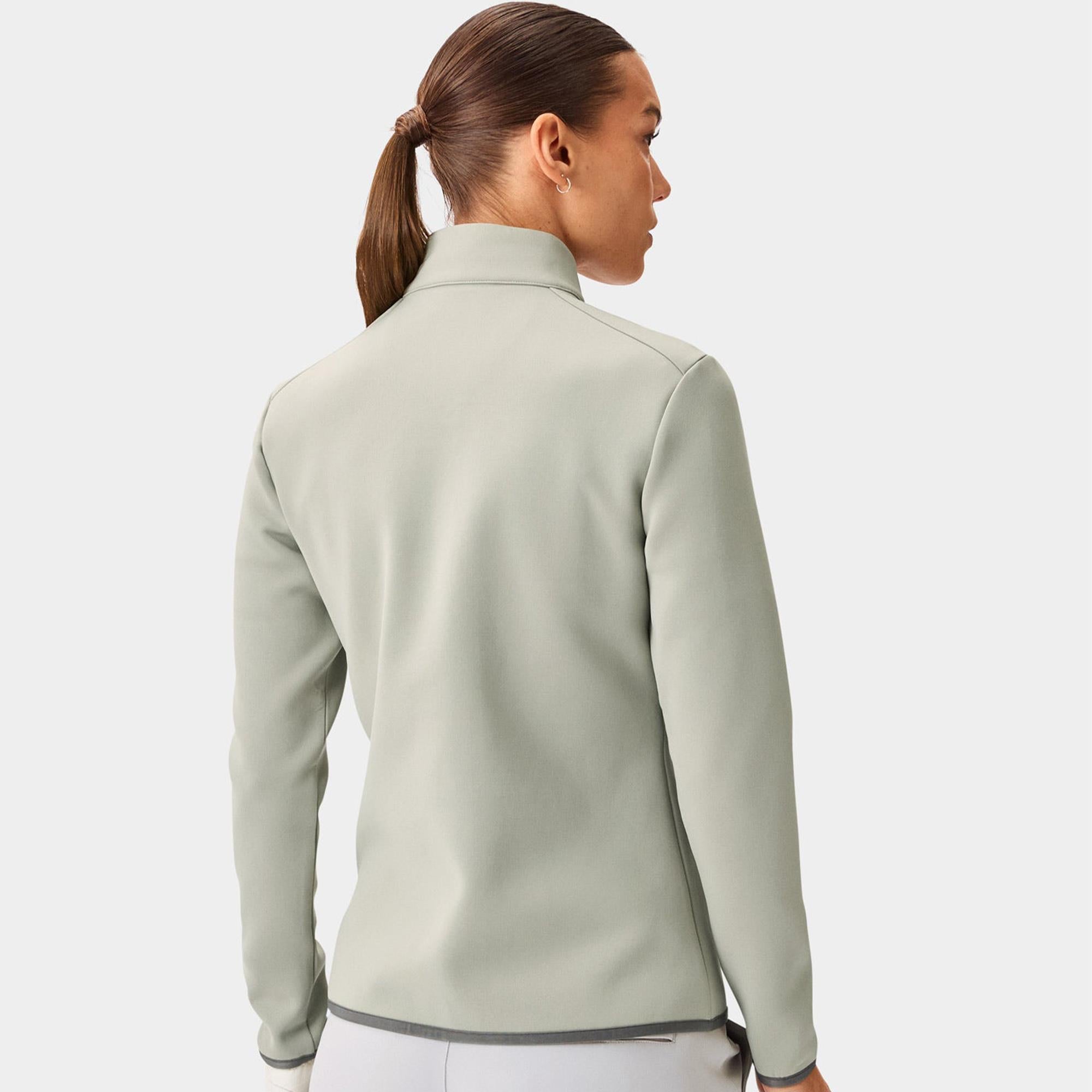 Macade Golf Jade Therma Quarter Zip Ladies Golf Mid Layer Green