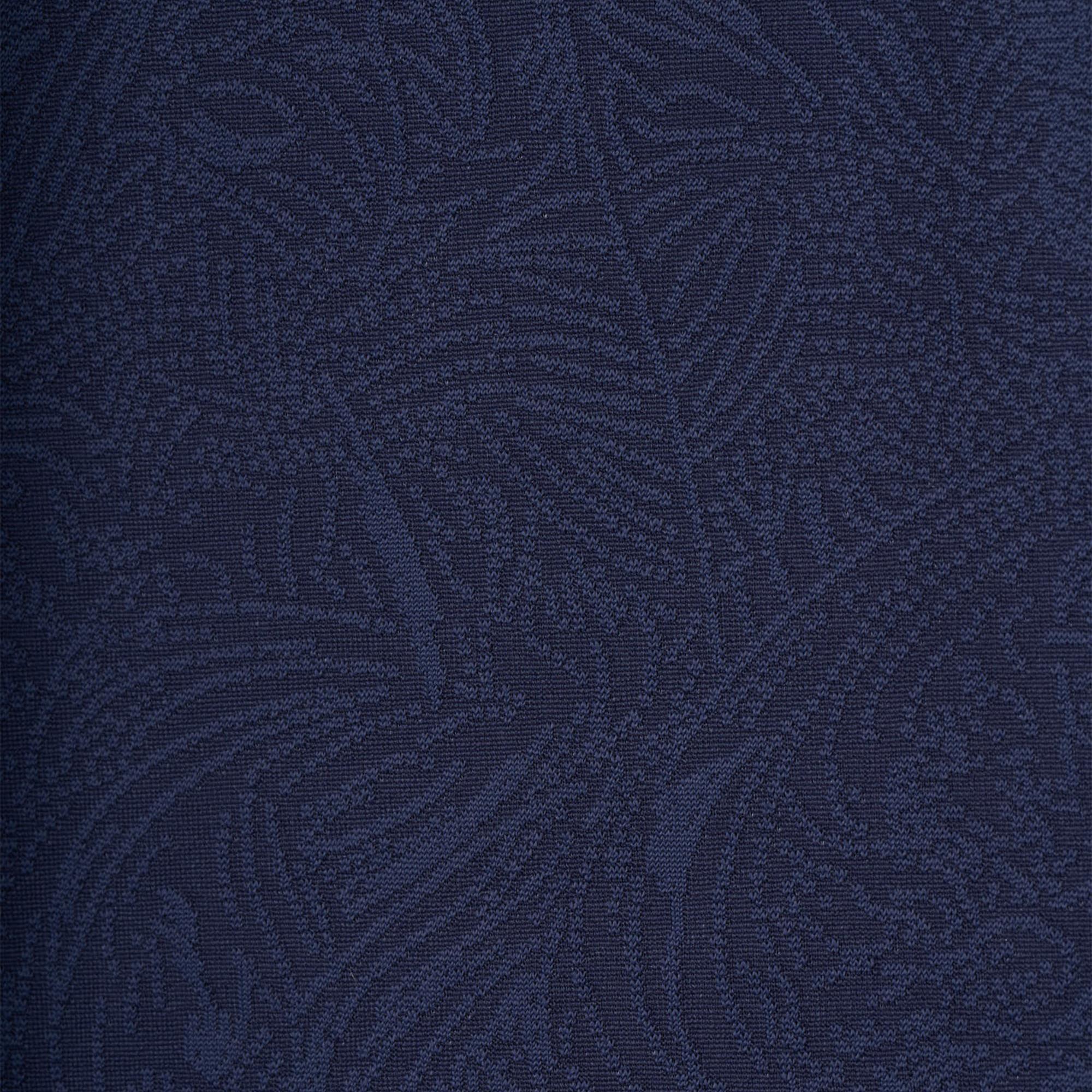 Macade Golf Lace Paisley Zip Ladies Golf Polo Shirt Navy