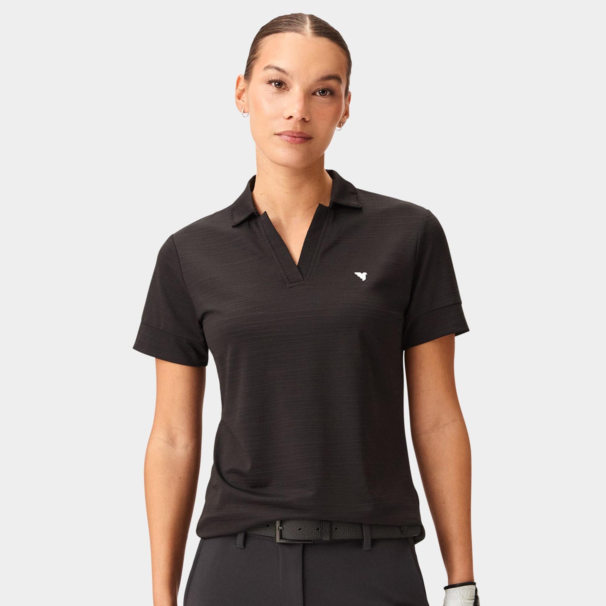 Macade Golf Paige Ladies Golf Polo Shirt Black