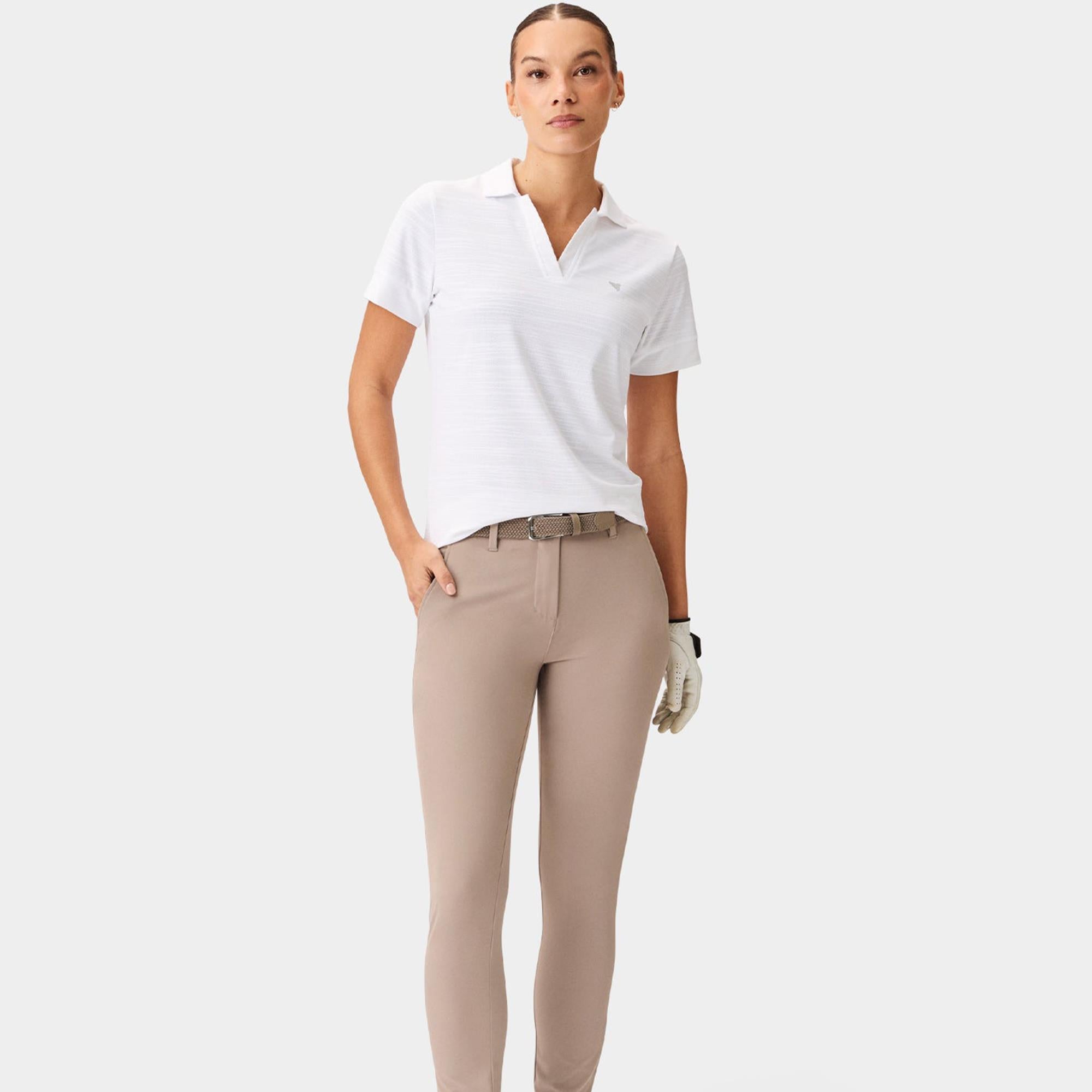 Macade Golf Paige Ladies Golf Polo Shirt White