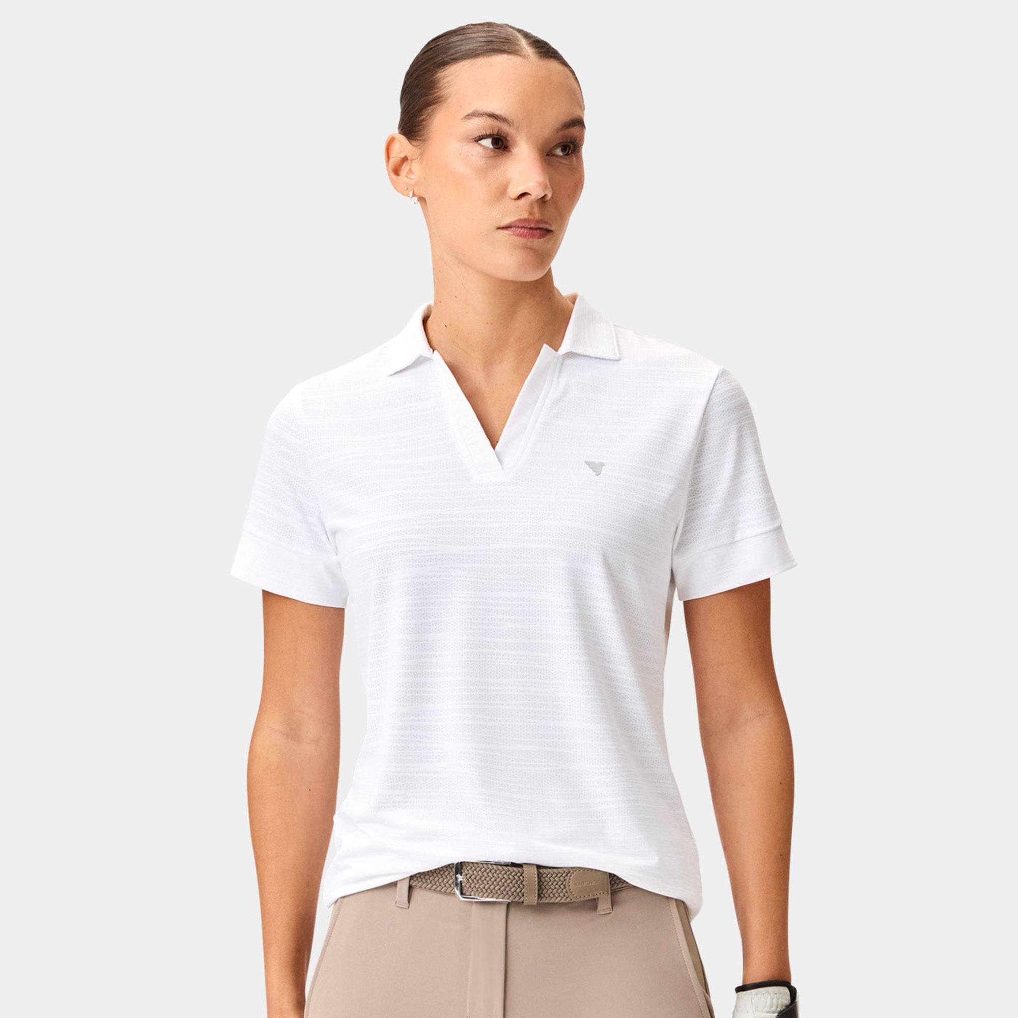 Macade Golf Paige Ladies Golf Polo Shirt White