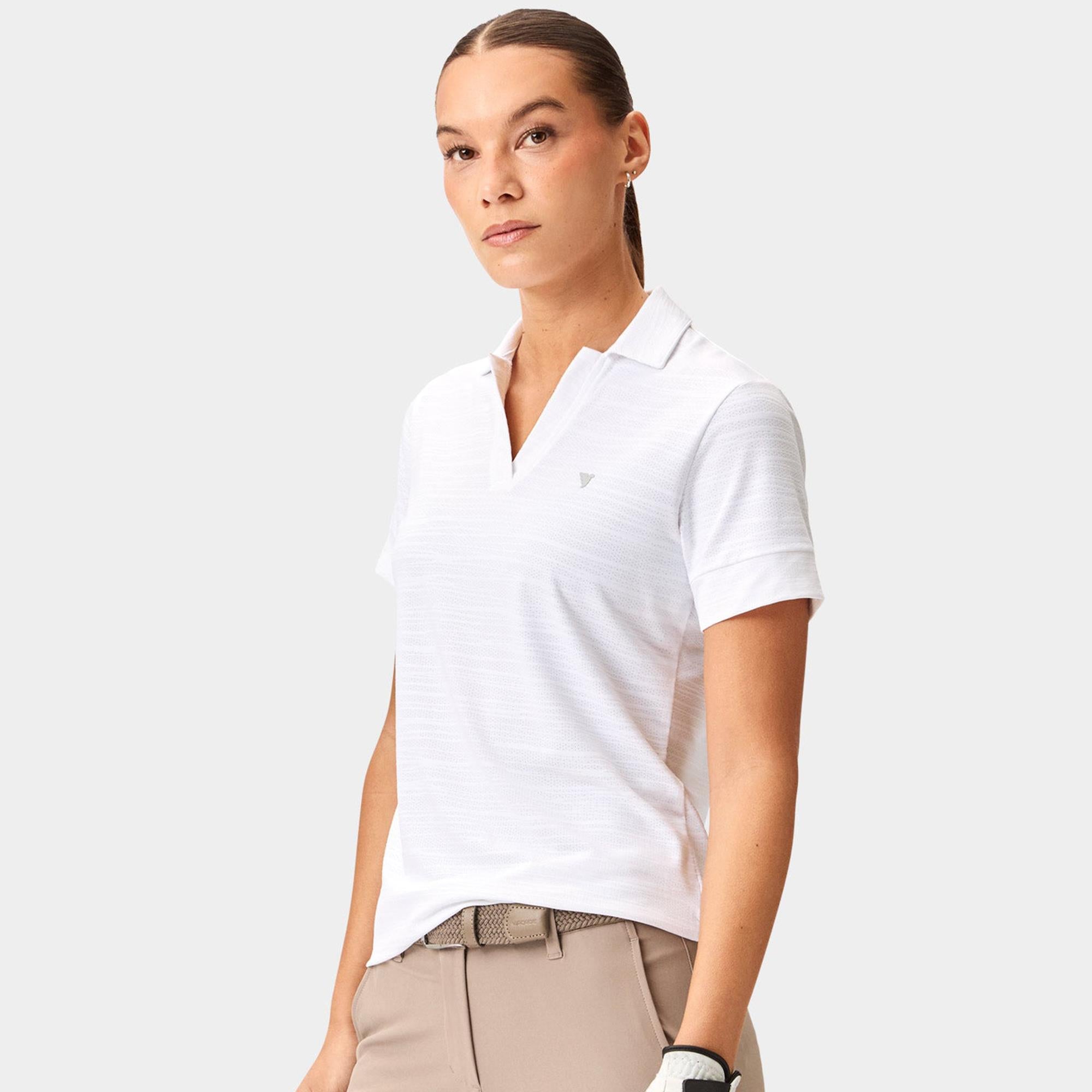 Macade Golf Paige Ladies Golf Polo Shirt White