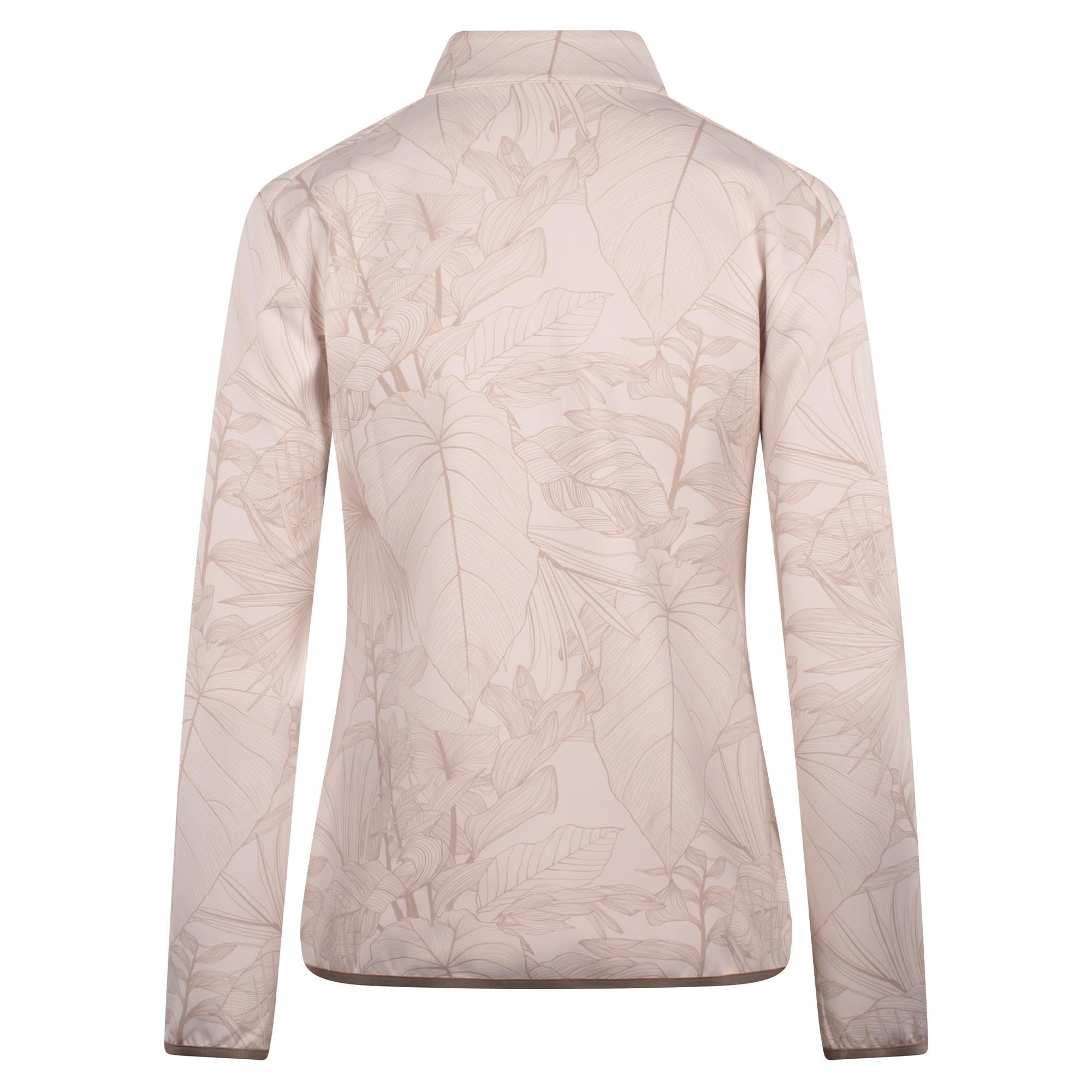Macade Golf Palm Therma Quarter Zip Ladies Golf Mid Layer Pink