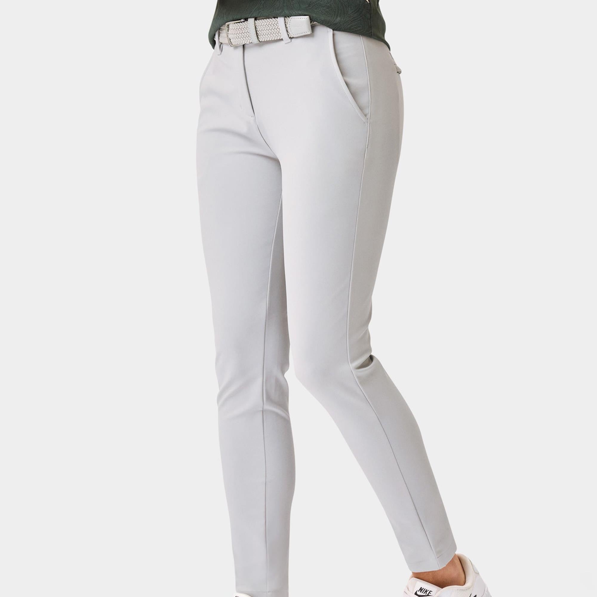 Macade Golf Performance Ladies Golf Trousers Light Grey 29.5 Inch Leg