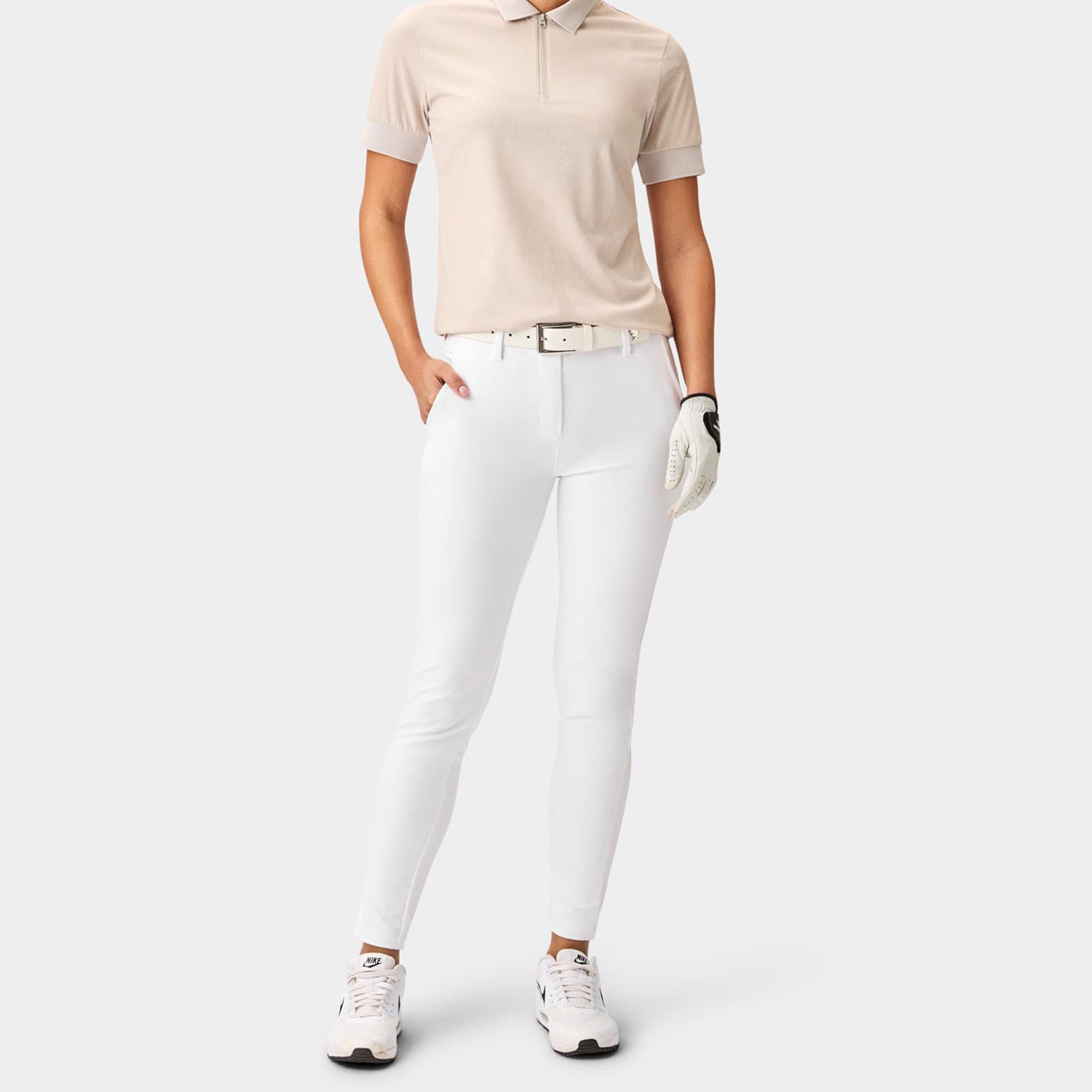 Macade Golf Performance Ladies Golf Trousers Pearl White 29.5 Inch Leg