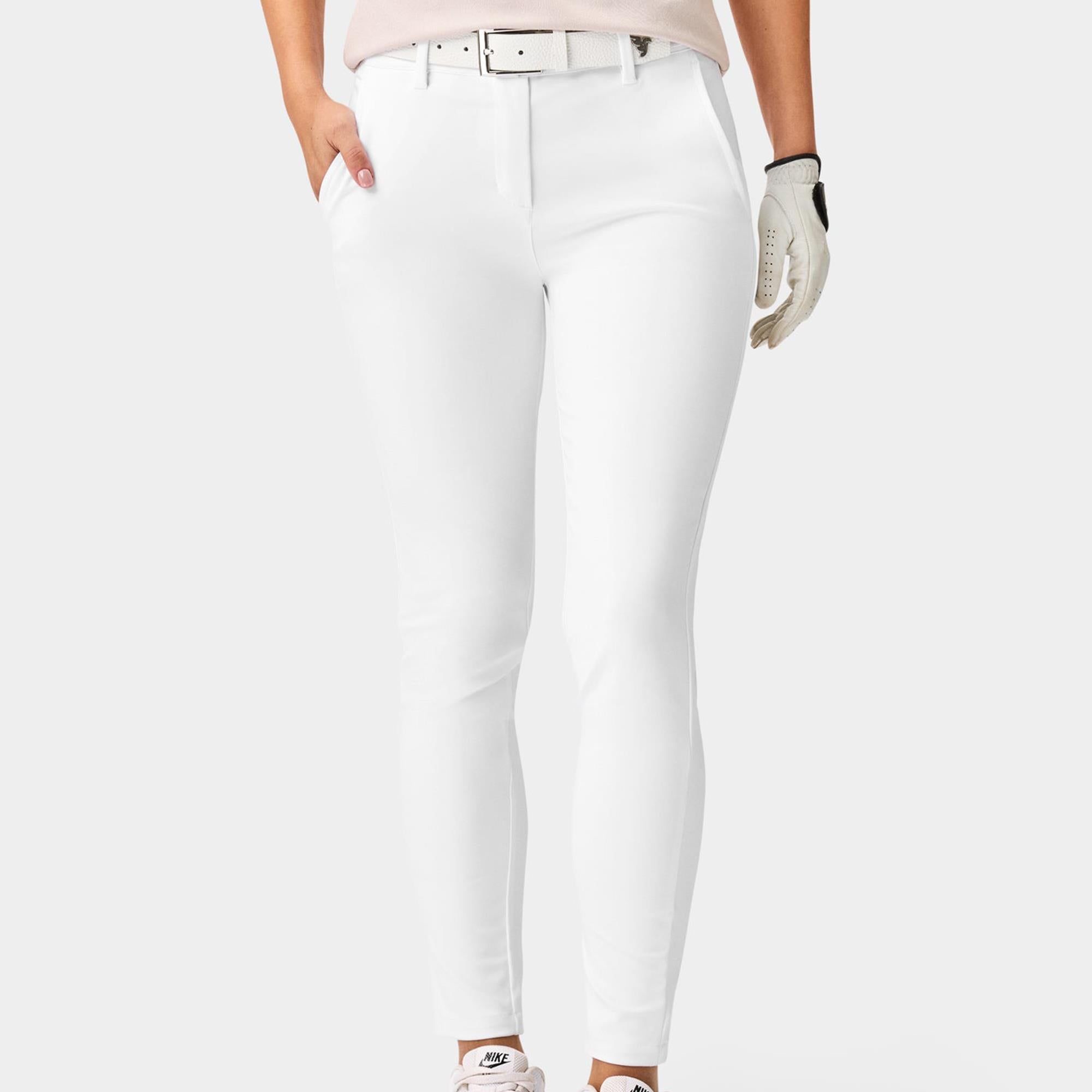 Macade Golf Performance Ladies Golf Trousers Pearl White 29.5 Inch Leg