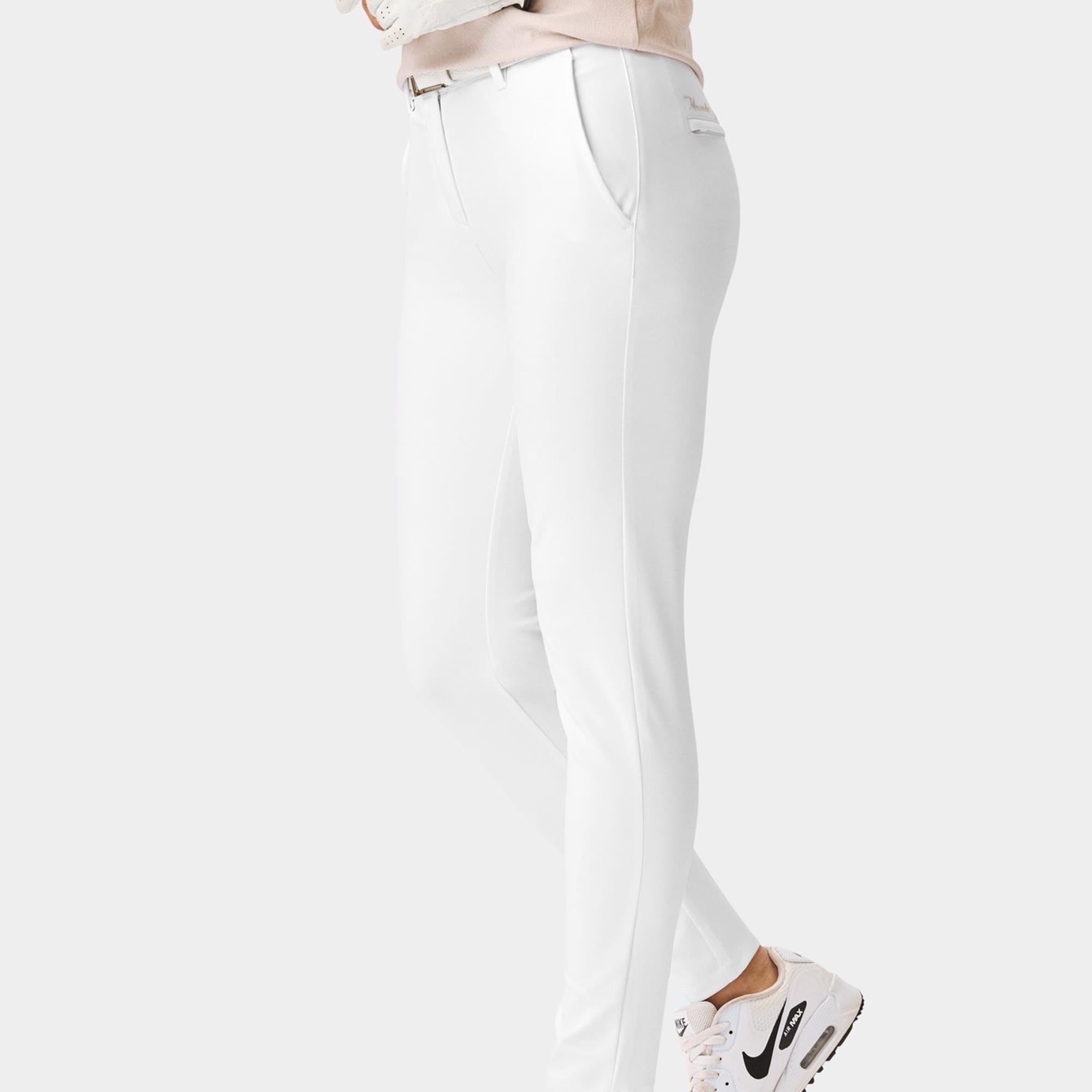 Macade Golf Performance Ladies Golf Trousers Pearl White 29.5 Inch Leg