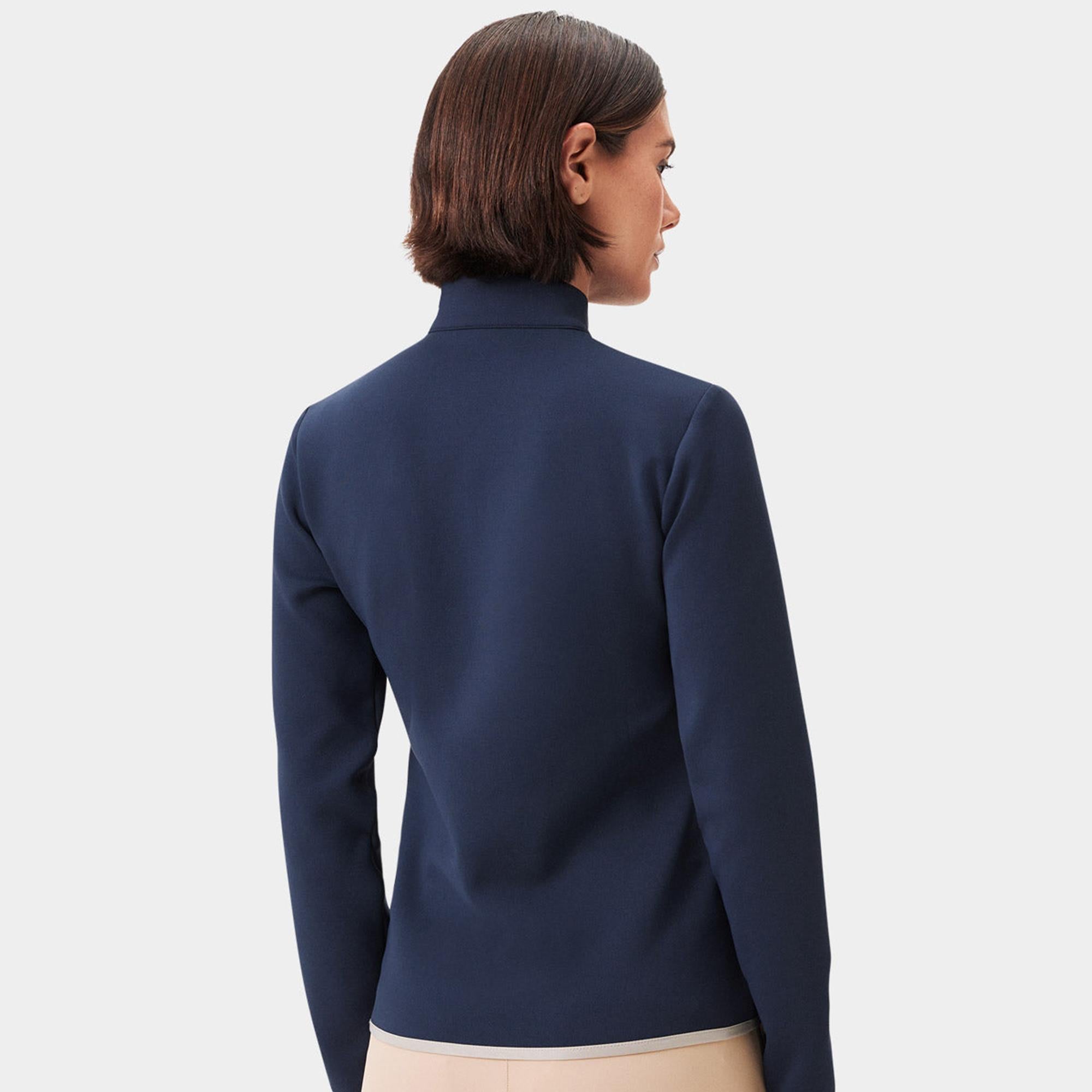Macade Golf Therma Quarter Zip Ladies Golf Mid Layer Dark Blue