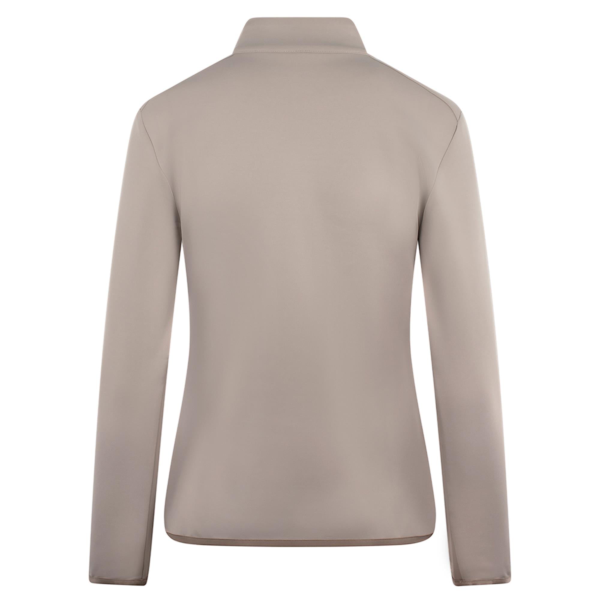 Macade Golf Therma Quarter Zip Ladies Golf Mid Layer Taupe