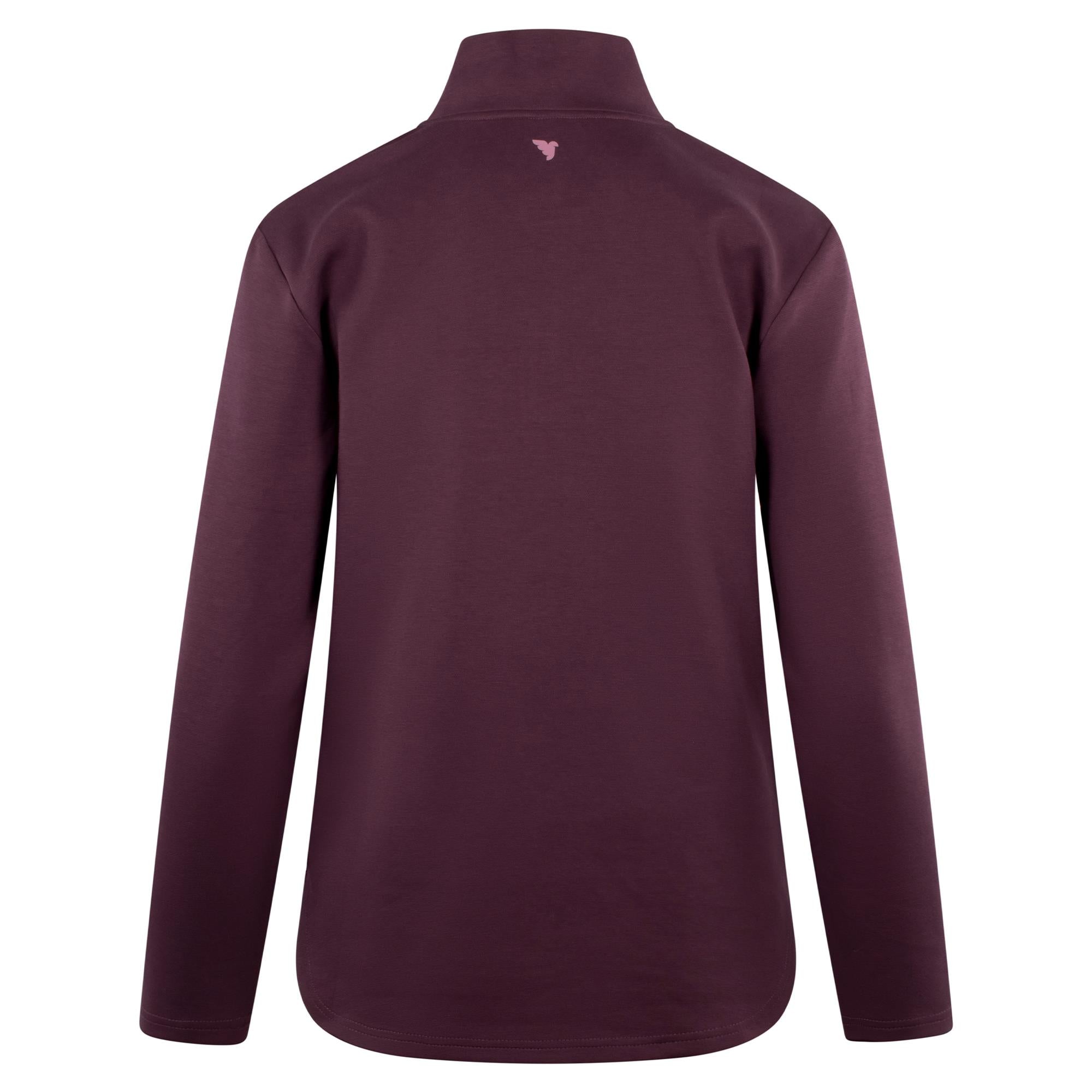 Macade Golf Zoe Flex Quarter Zip Ladies Golf Mid Layer Mauve