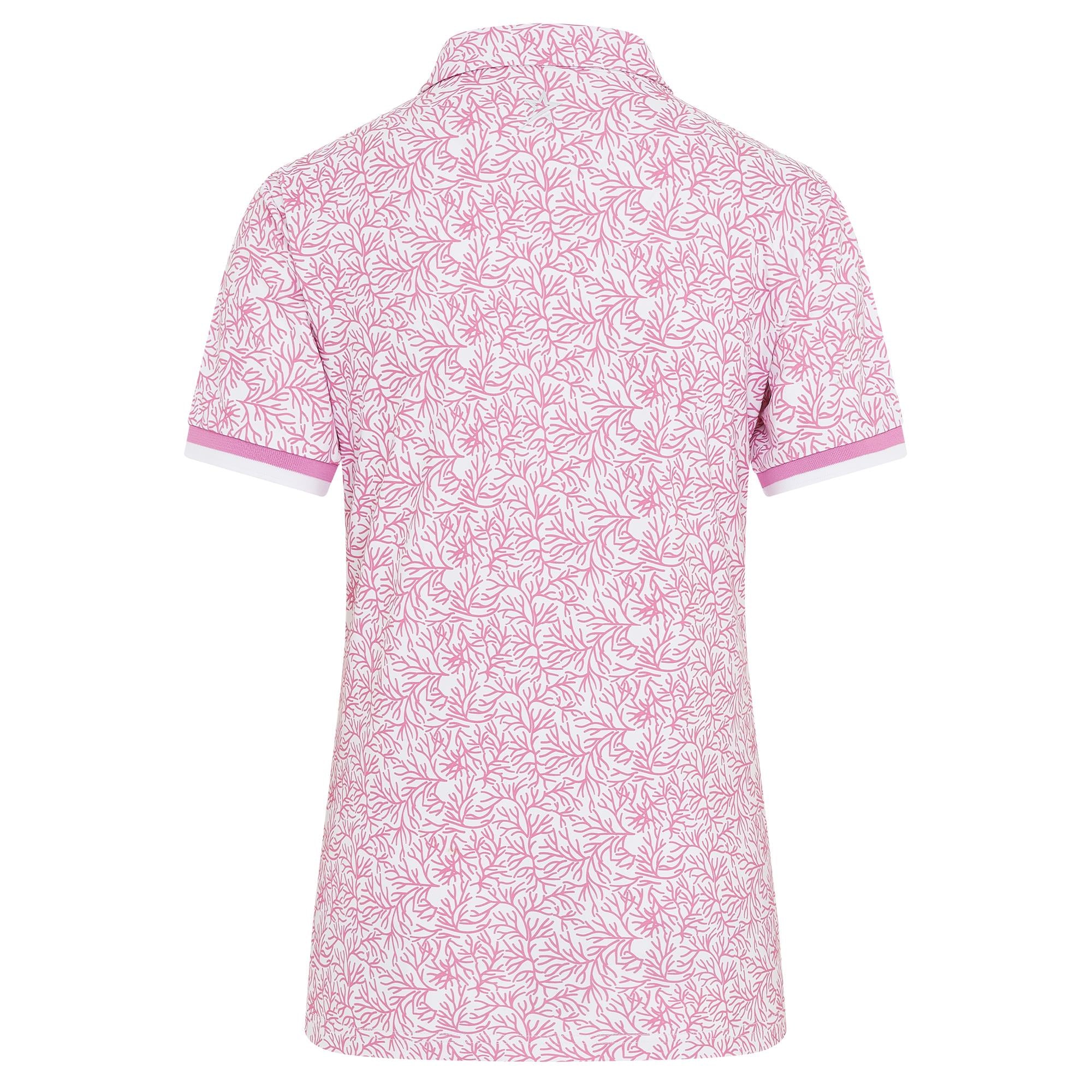 Swing Out Sister Dior Elite Cap Sleeve Ladies Golf Polo Shirt Coral Whisper