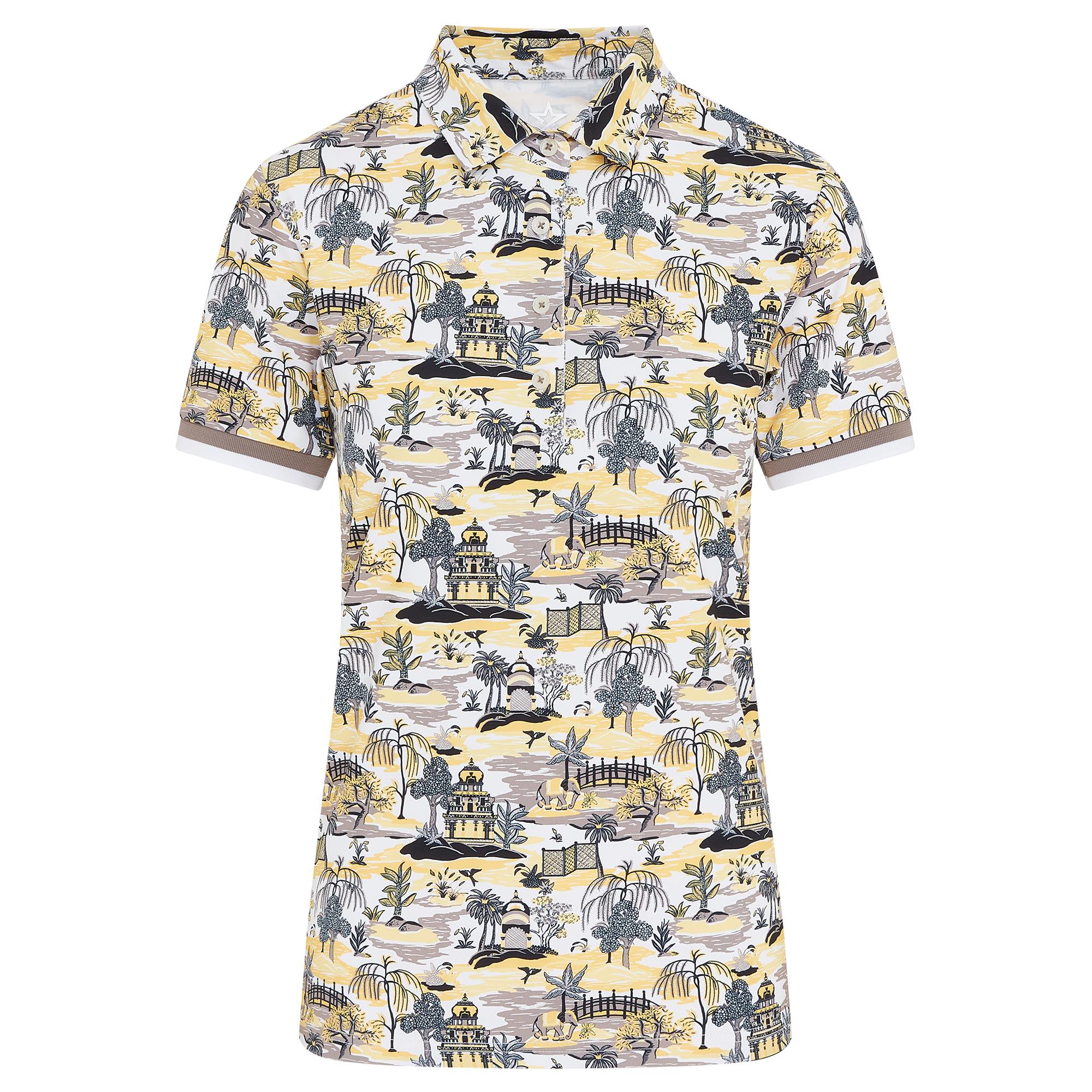 Swing Out Sister Dior Elite Cap Sleeve Ladies Golf Polo Shirt Indian Dawn