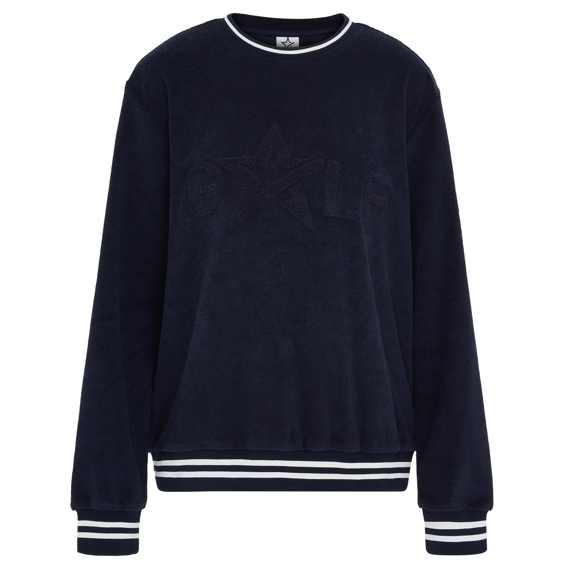 Swing Out Sister Elio Icon Ladies Golf Sweater Navy