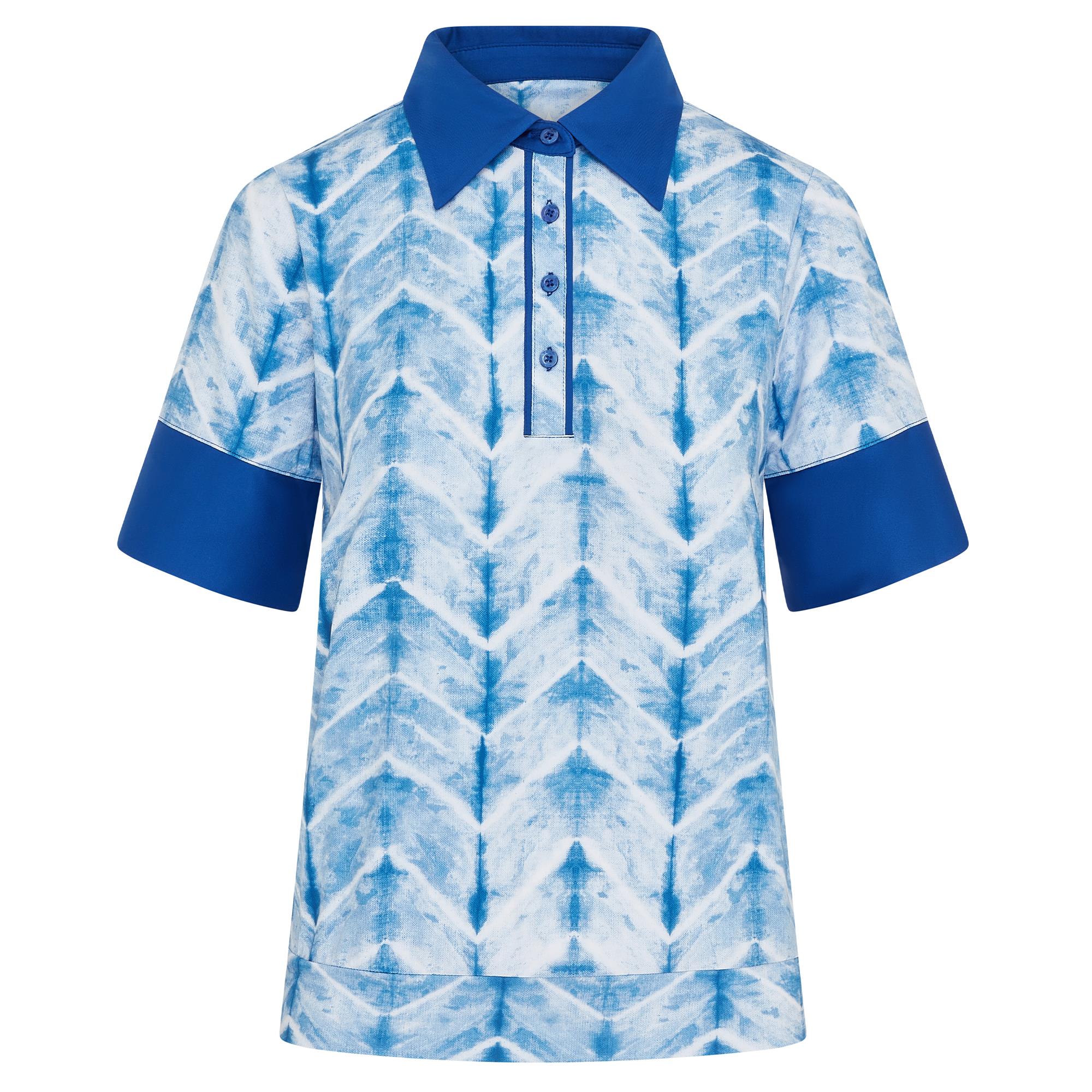 Swing Out Sister Horizon Half Sleeve Ladies Golf Polo Shirt Neptunes Breath