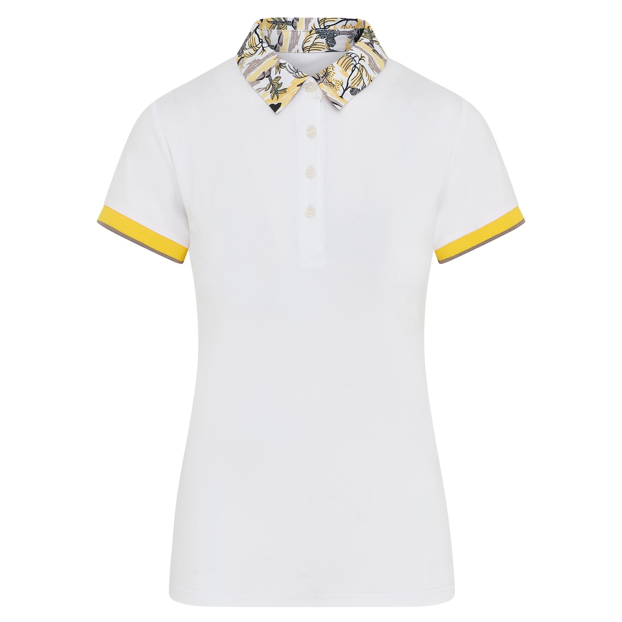 Swing Out Sister Luca Cap Sleeve Ladies Golf Polo Shirt Indian Dawn