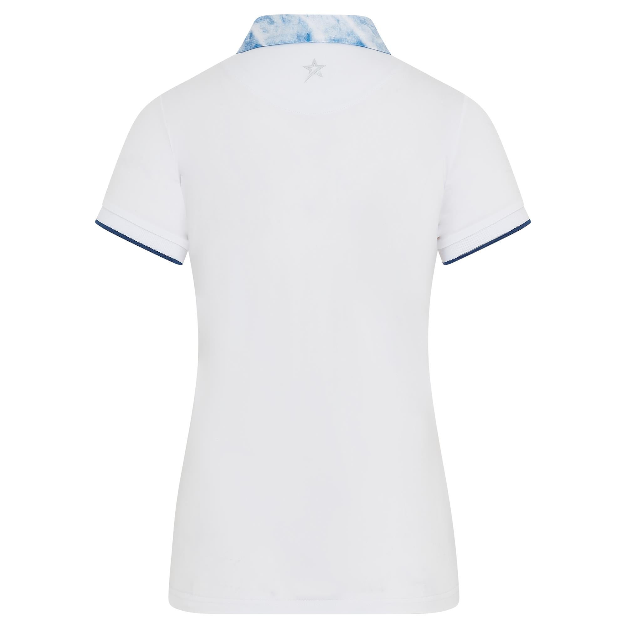 Swing Out Sister Luca Cap Sleeve Ladies Golf Polo Shirt Neptunes Breath