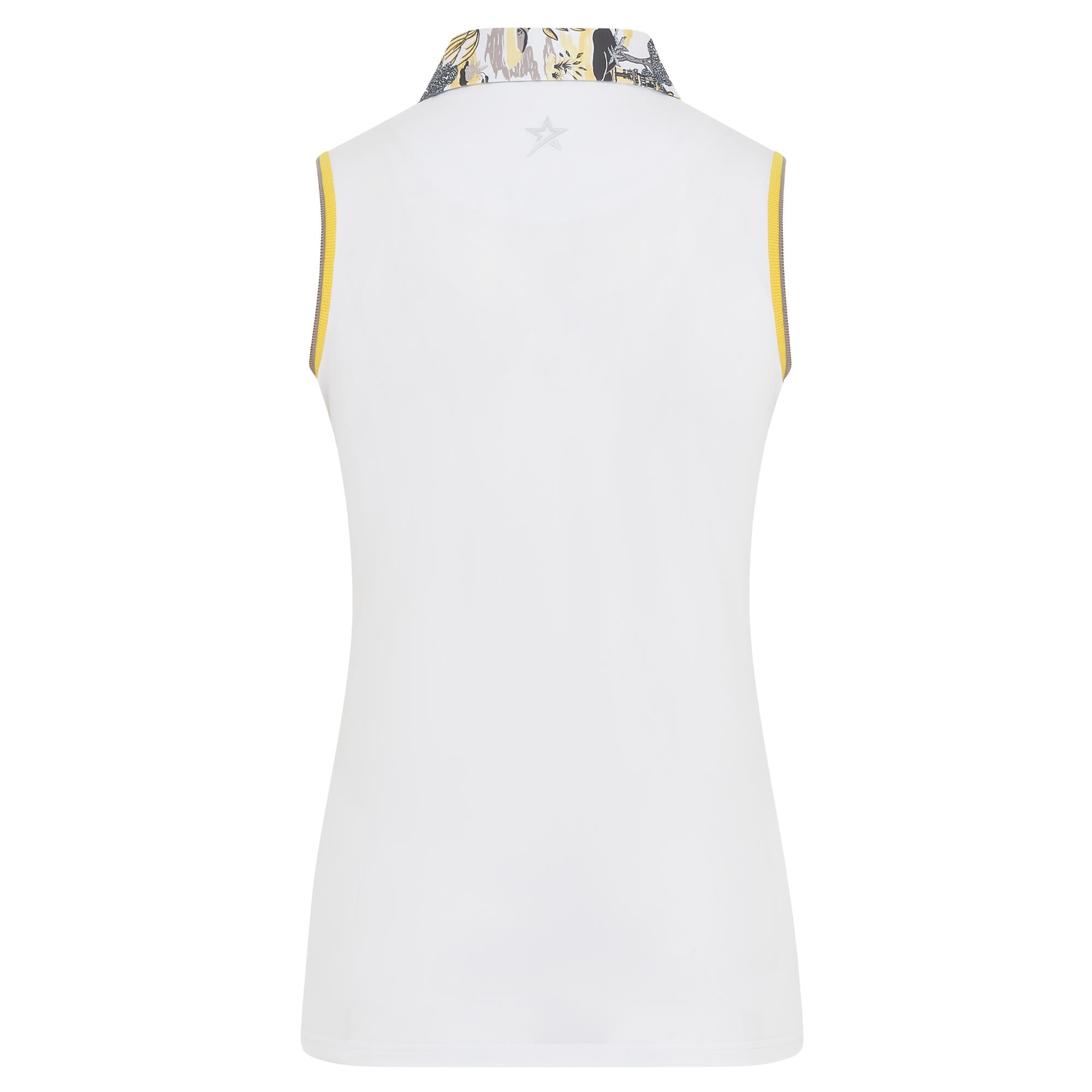 Swing Out Sister Luca Ladies Sleeveless Golf Polo Shirt Indian Dawn