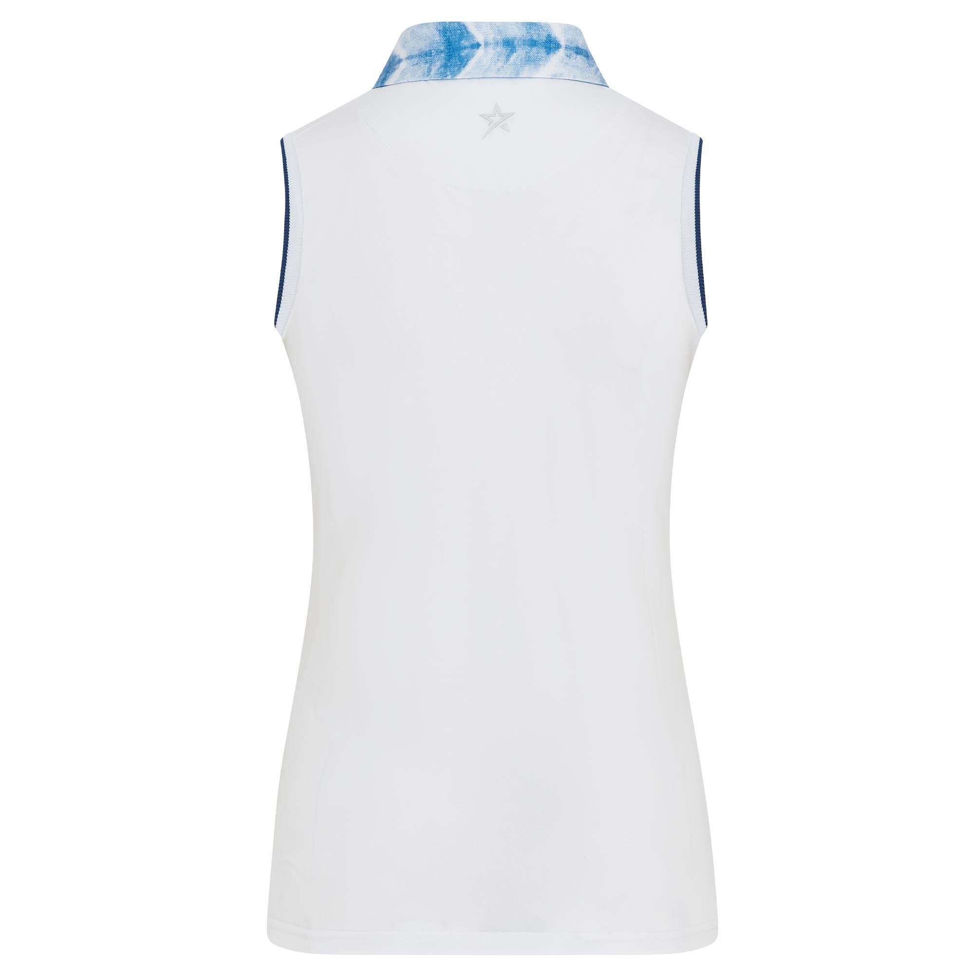 Swing Out Sister Luca Ladies Sleeveless Golf Polo Shirt Neptunes Breath