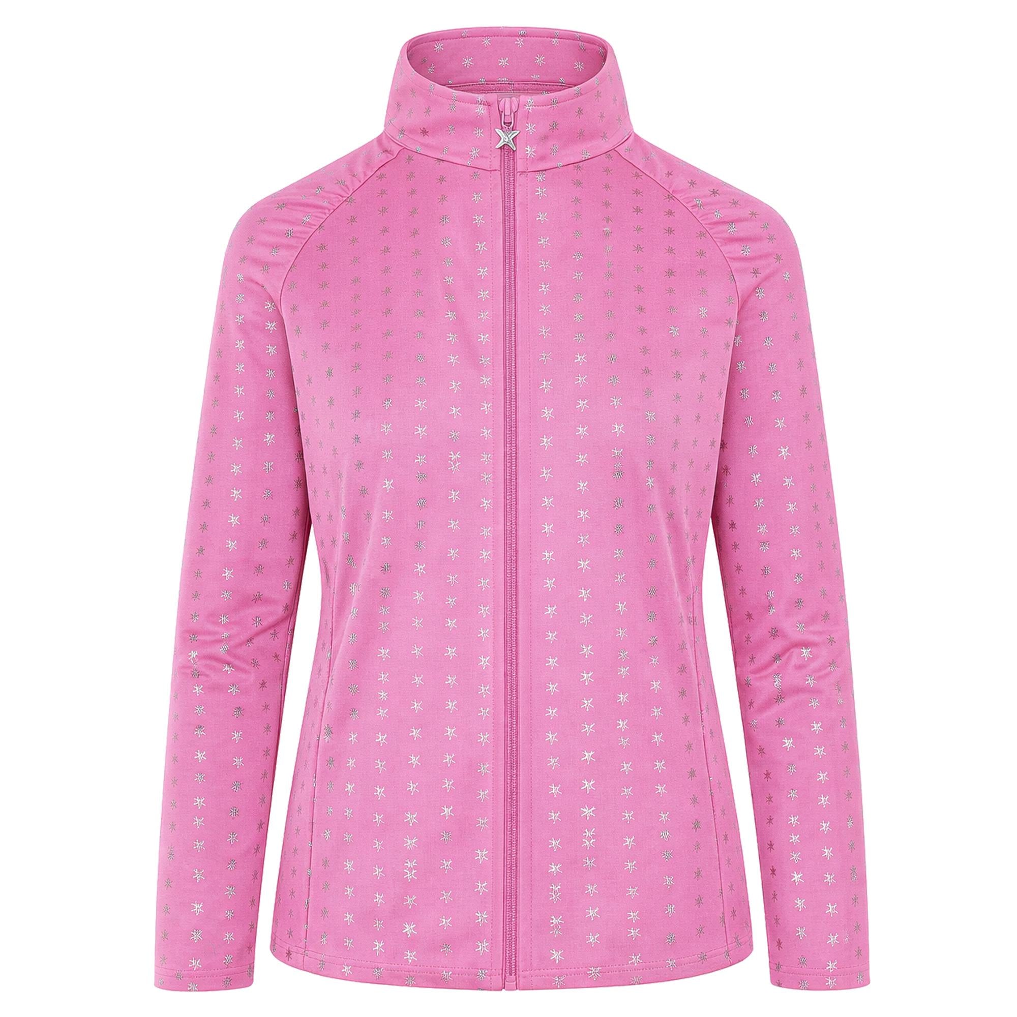 Swing Out Sister Majesty Ladies Golf Mid Layer Super Pink