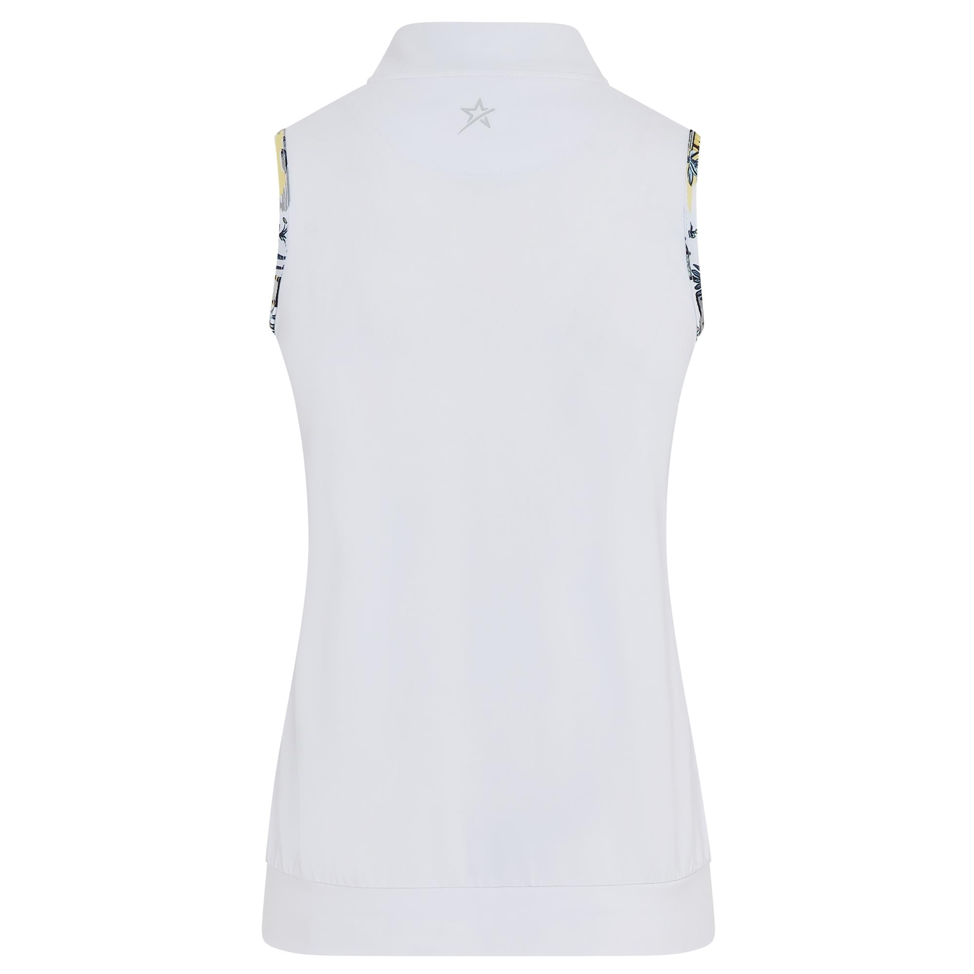 Swing Out Sister Oasis Ladies Sleeveless Golf Polo Shirt Indian Dawn