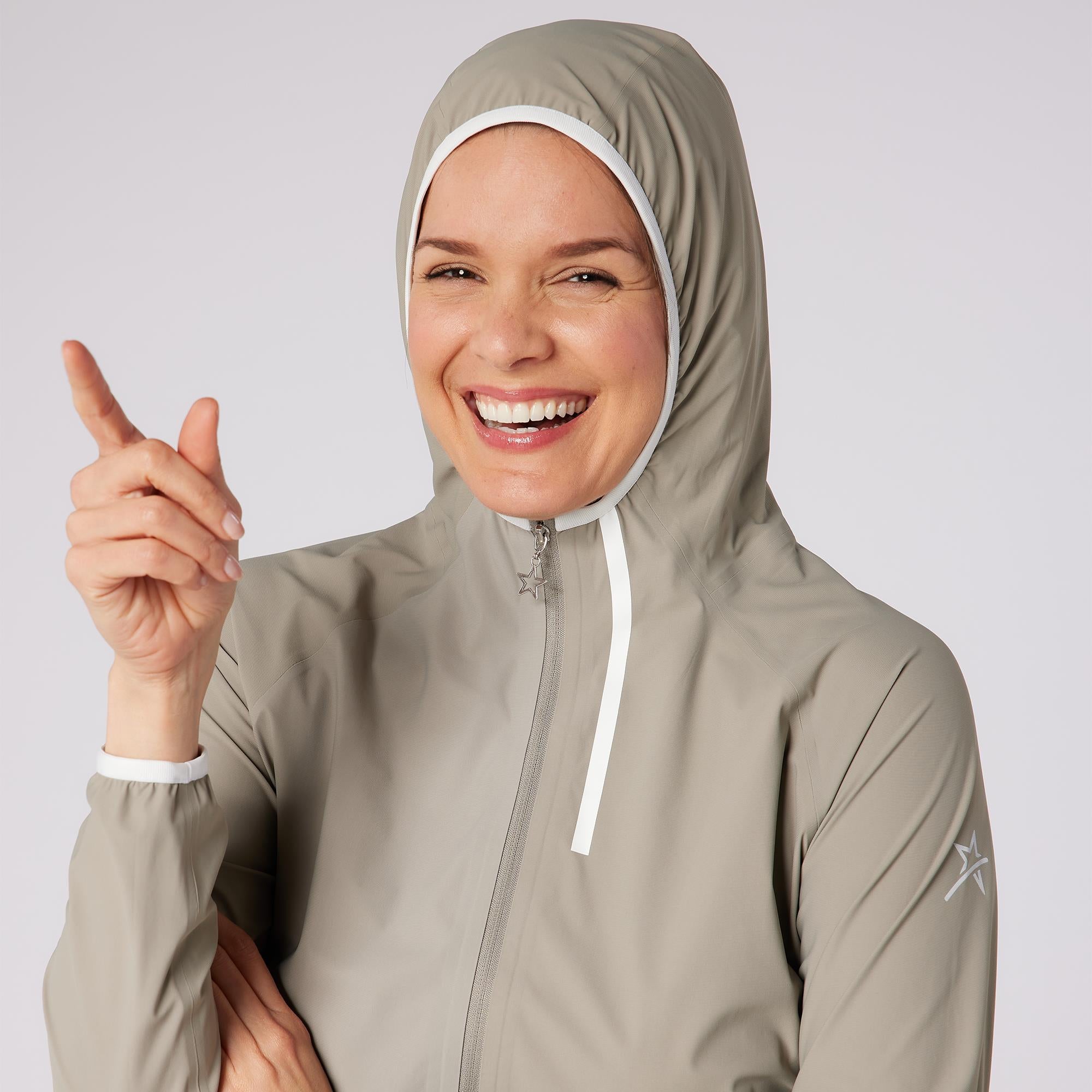 Swing Out Sister Panther Ladies Lightweight Jacket Elephant