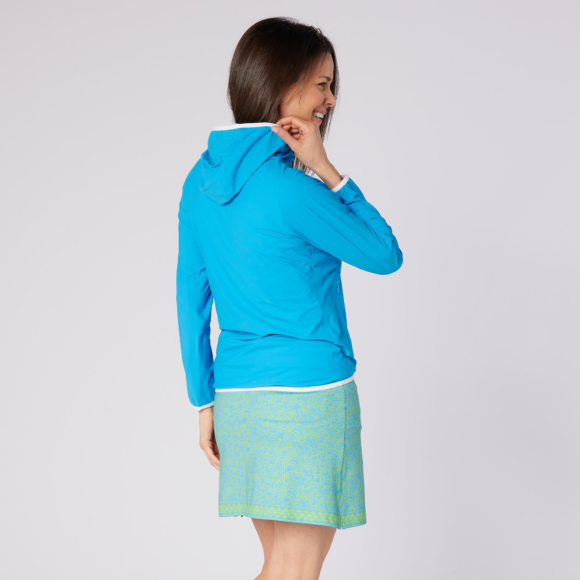 Swing Out Sister Panther Ladies Lightweight Jacket Ocean