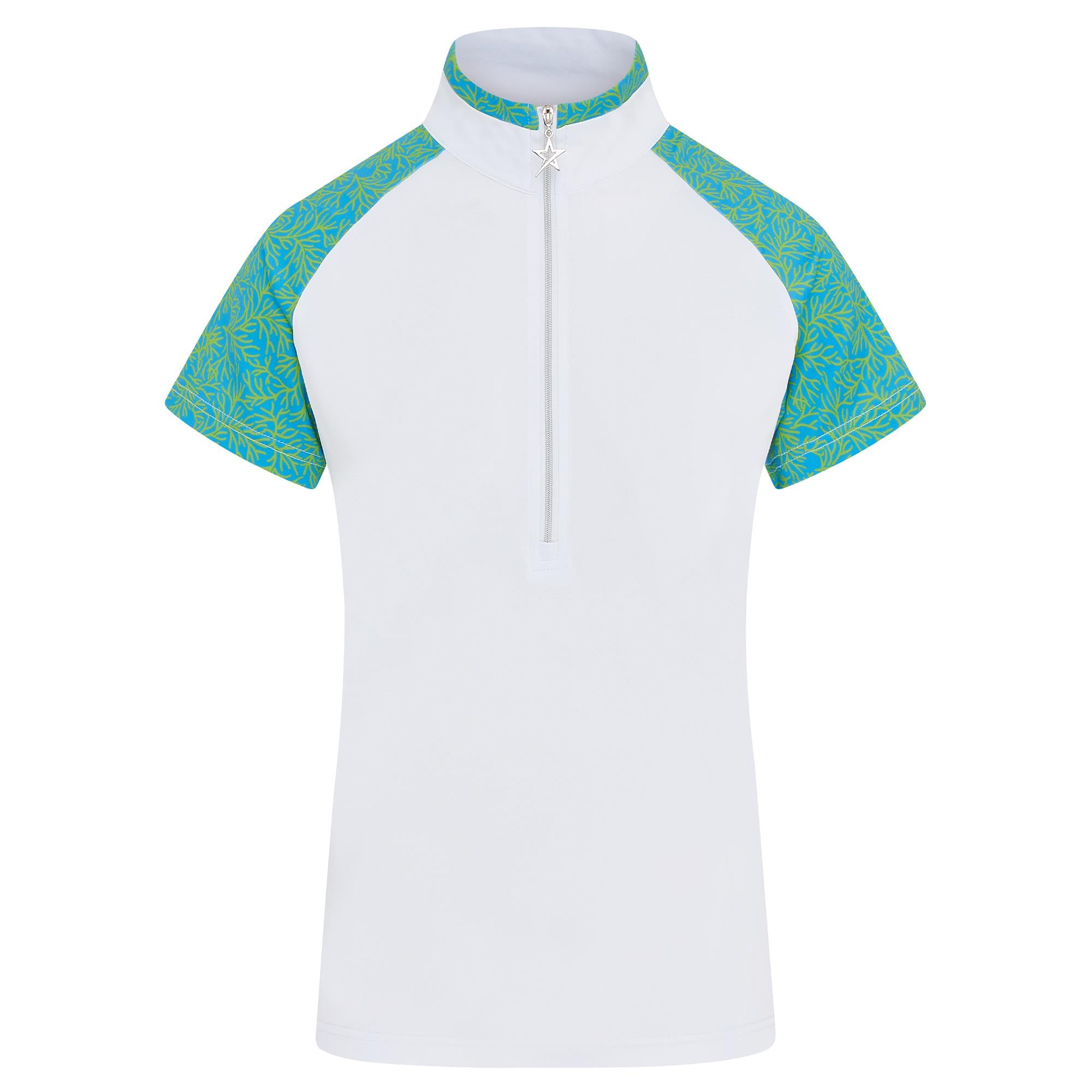 Swing Out Sister Paradise Elite Tour Ladies Polo Shirt Ocean Bloom