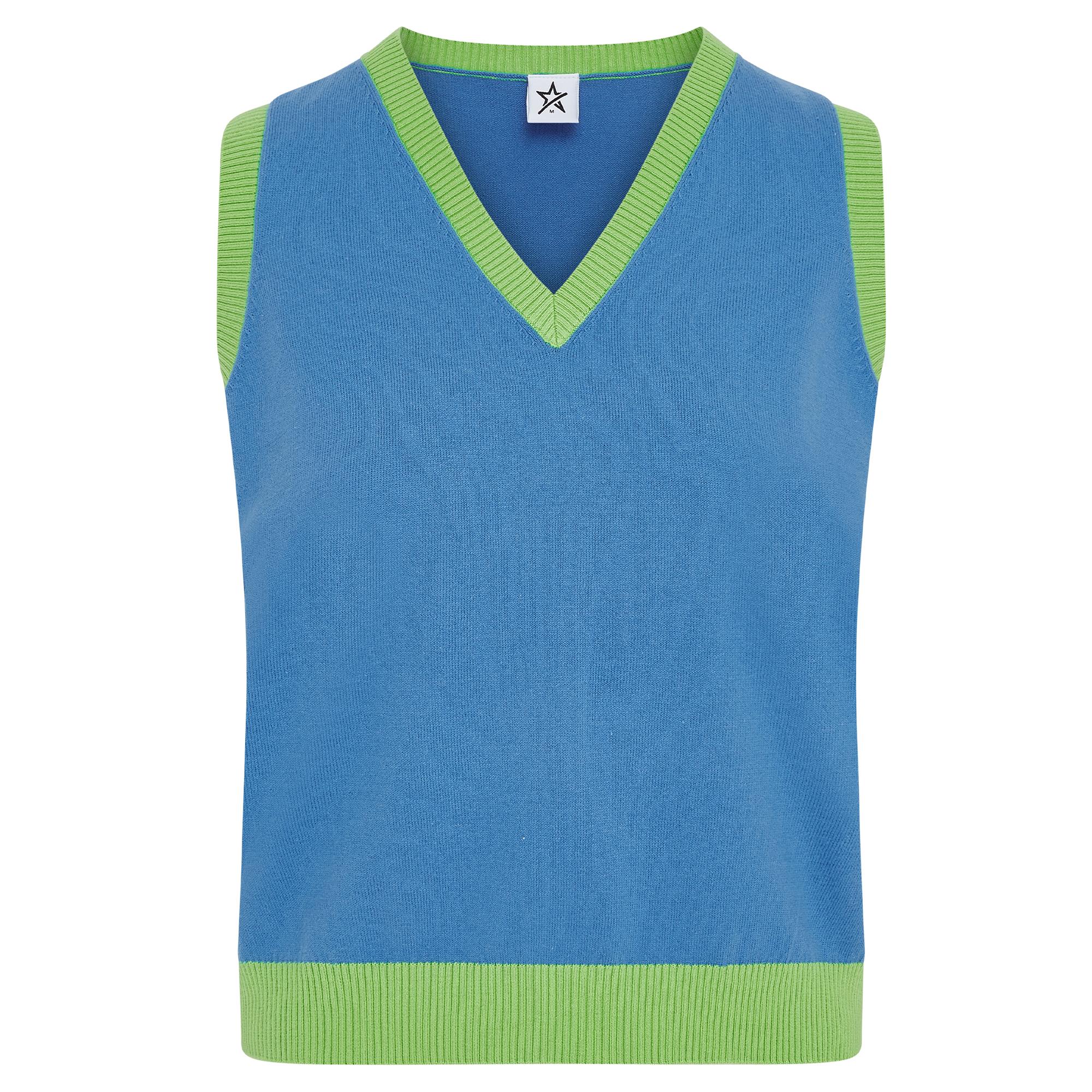 Swing Out Sister Point Cotton Ladies Golf Slipover Ocean