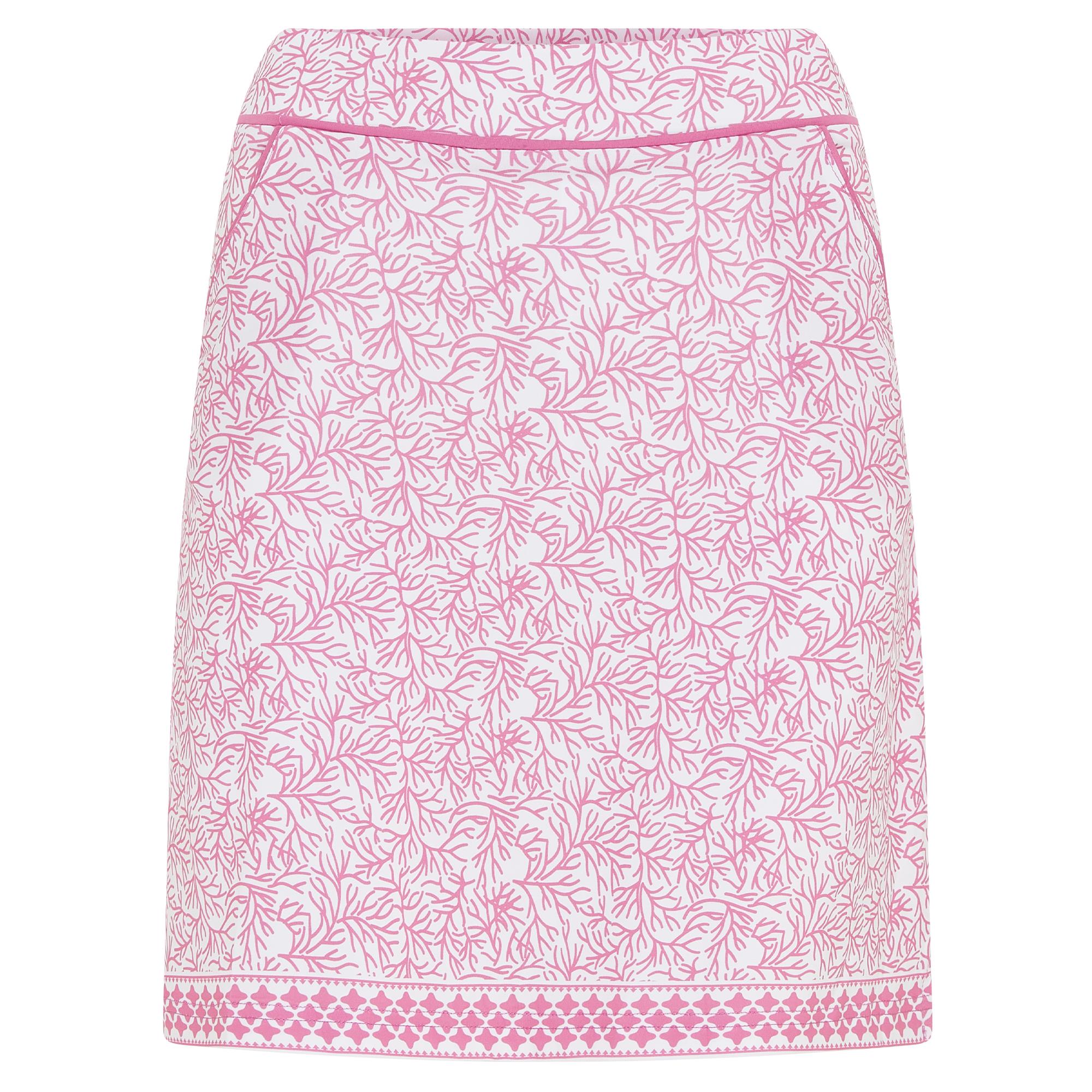 Swing Out Sister Reef Pattern Ladies Golf Skort Coral Whisper