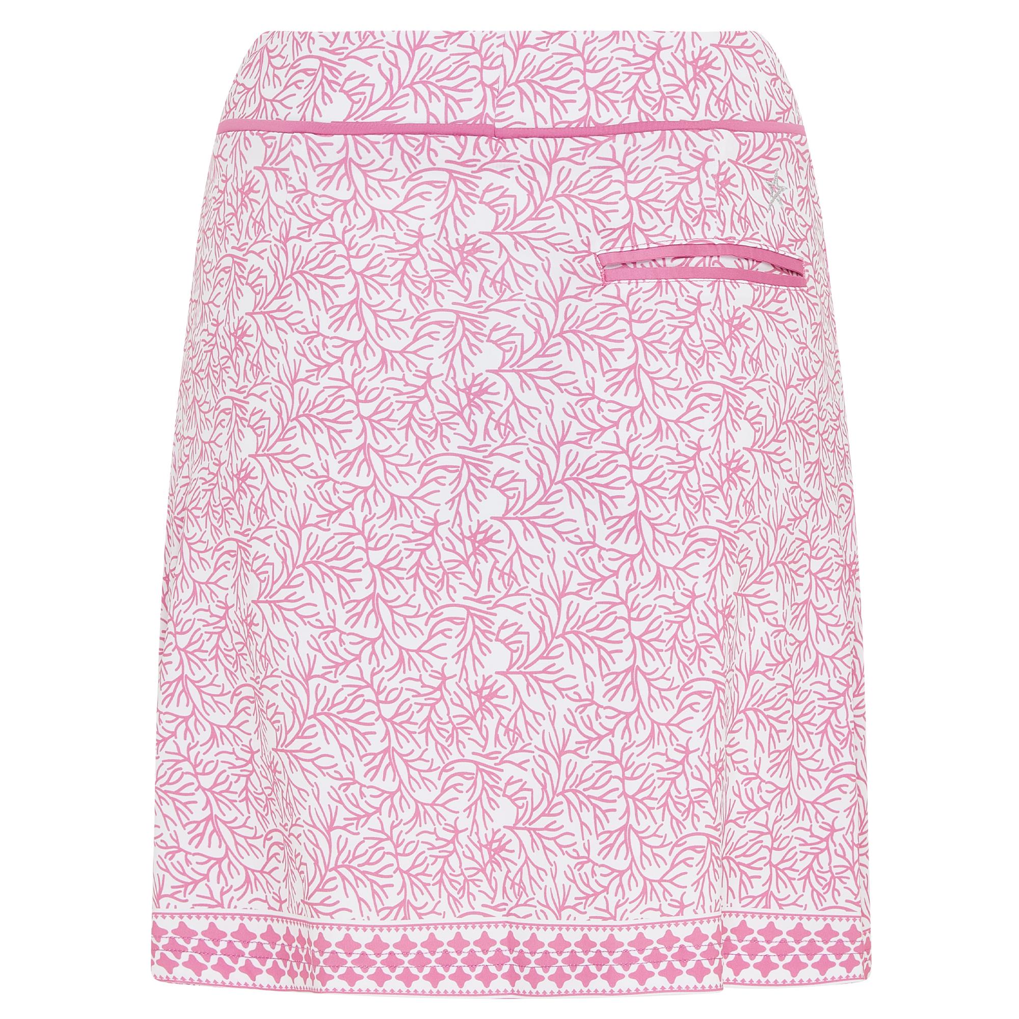 Swing Out Sister Reef Pattern Ladies Golf Skort Coral Whisper
