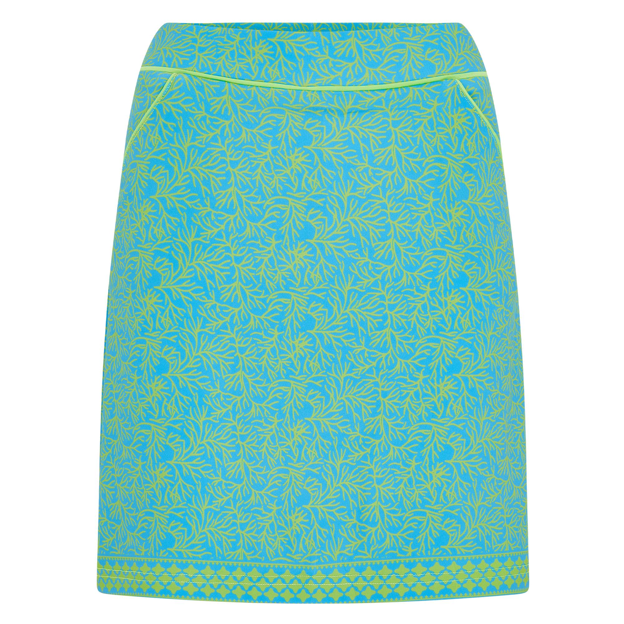 Swing Out Sister Reef Pattern Ladies Golf Skort Ocean Bloom