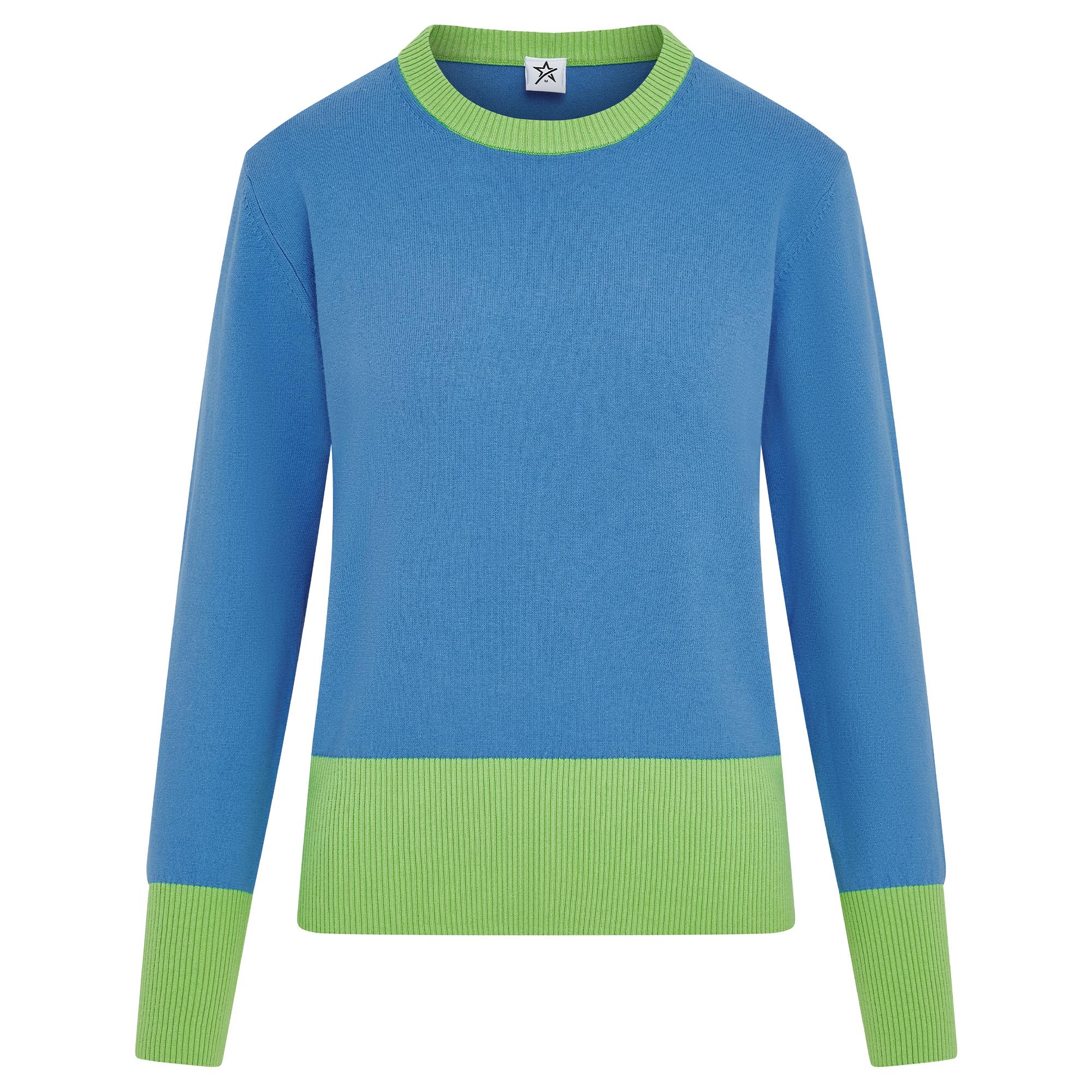 Swing Out Sister Sugar Sustainable Ladies Golf Sweater Ocean