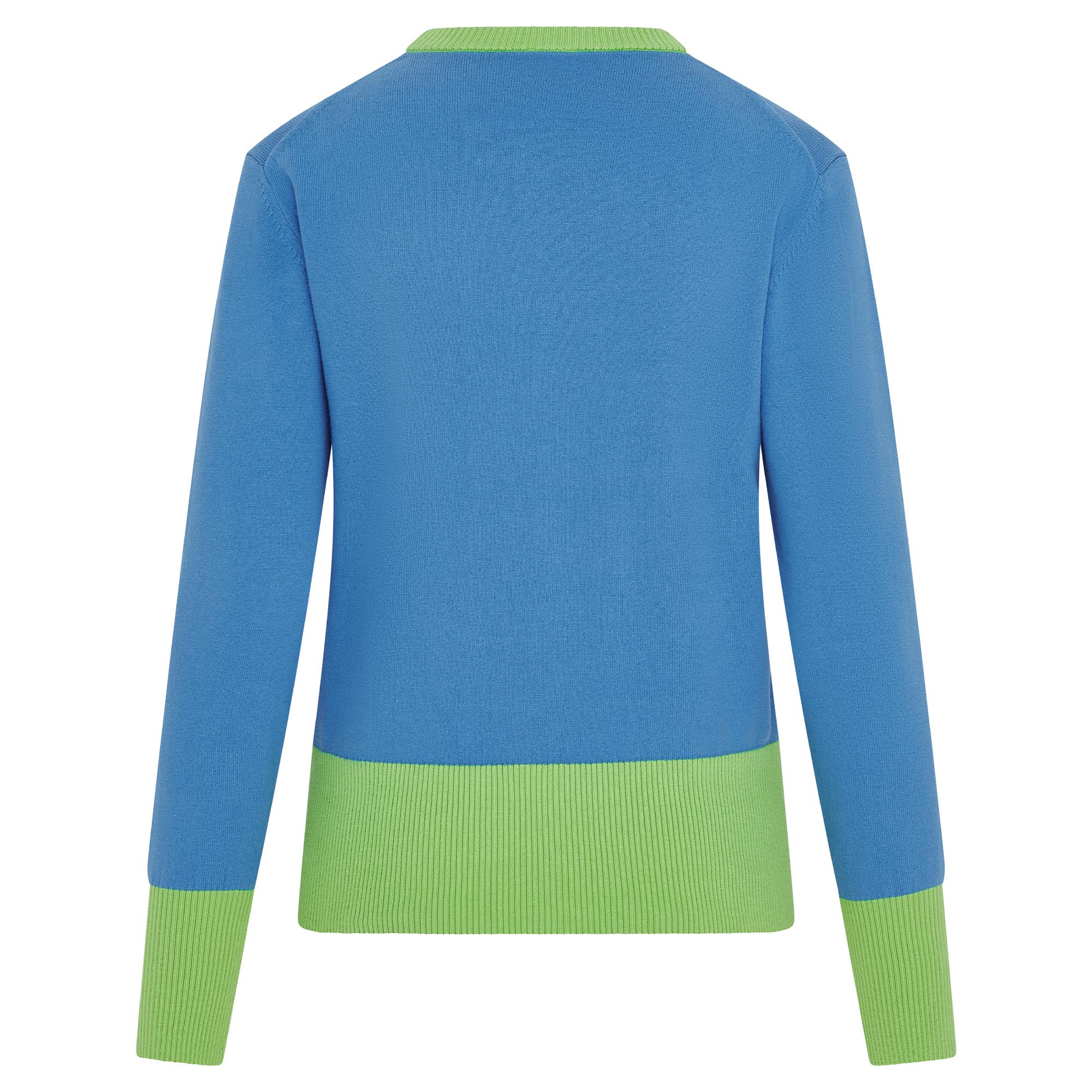 Swing Out Sister Sugar Sustainable Ladies Golf Sweater Ocean