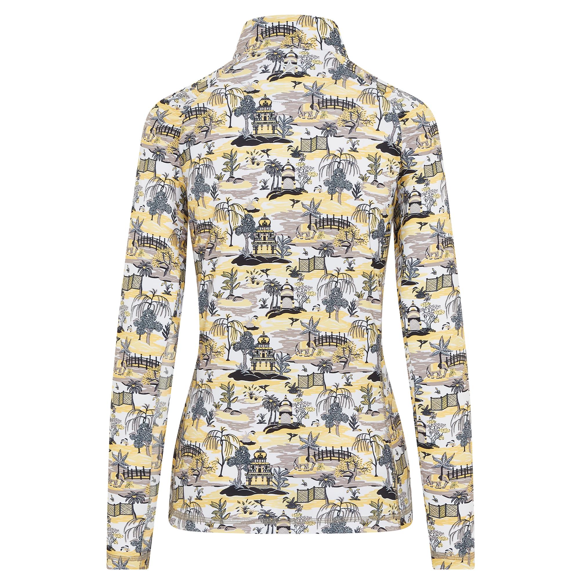 Swing Out Sister Sunshine 1/4 Zip Ladies Lightweight Mid Layer Indian Dawn