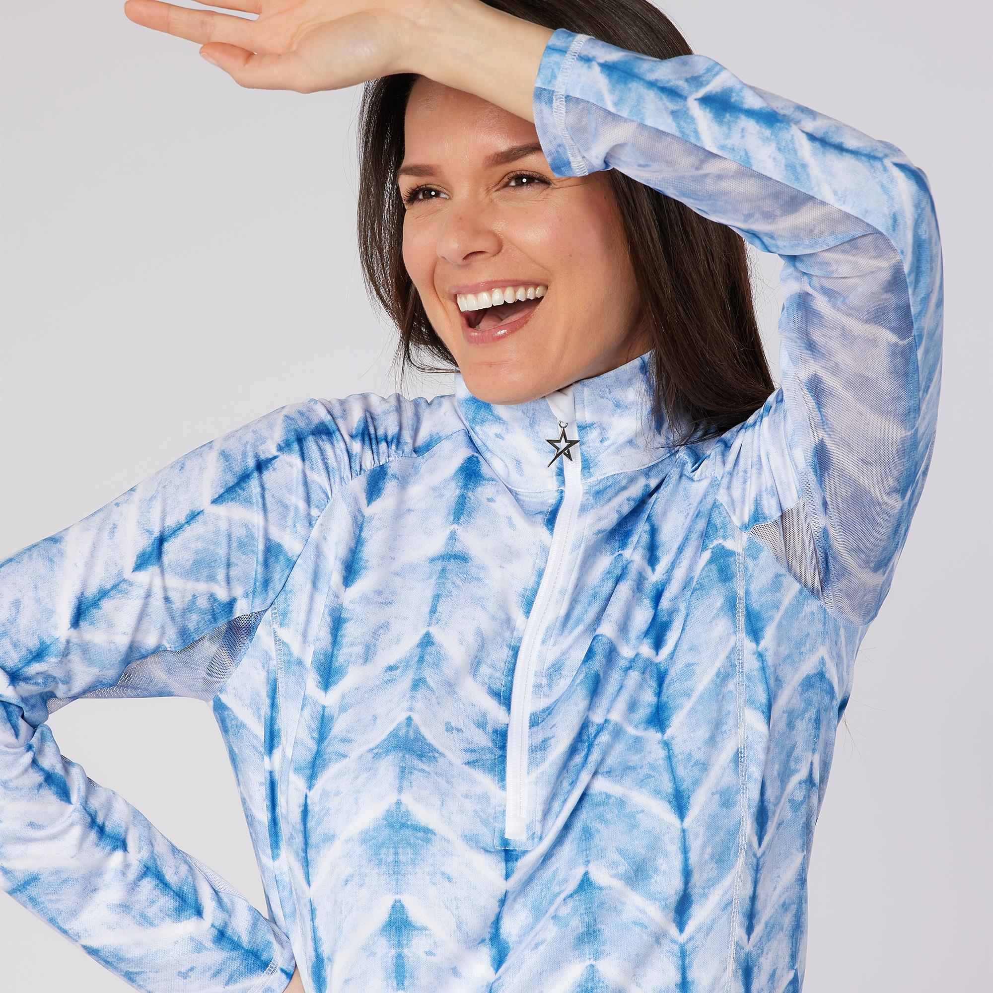 Swing Out Sister Sunshine 1/4 Zip Ladies Lightweight Mid Layer Neptunes Breath