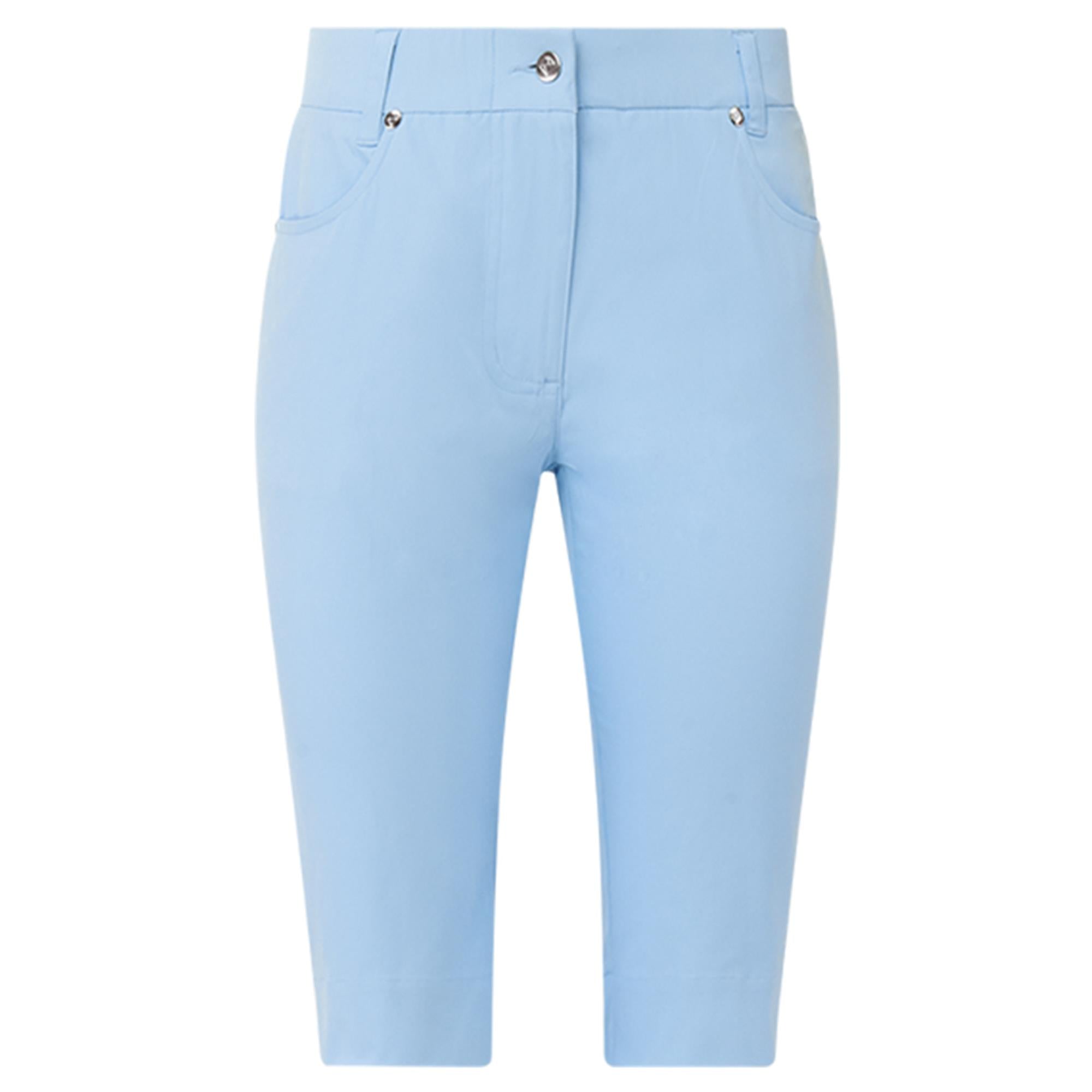 Pure Golf Trust2 Ladies Golf Bermuda Shorts Pale Blue 60CM