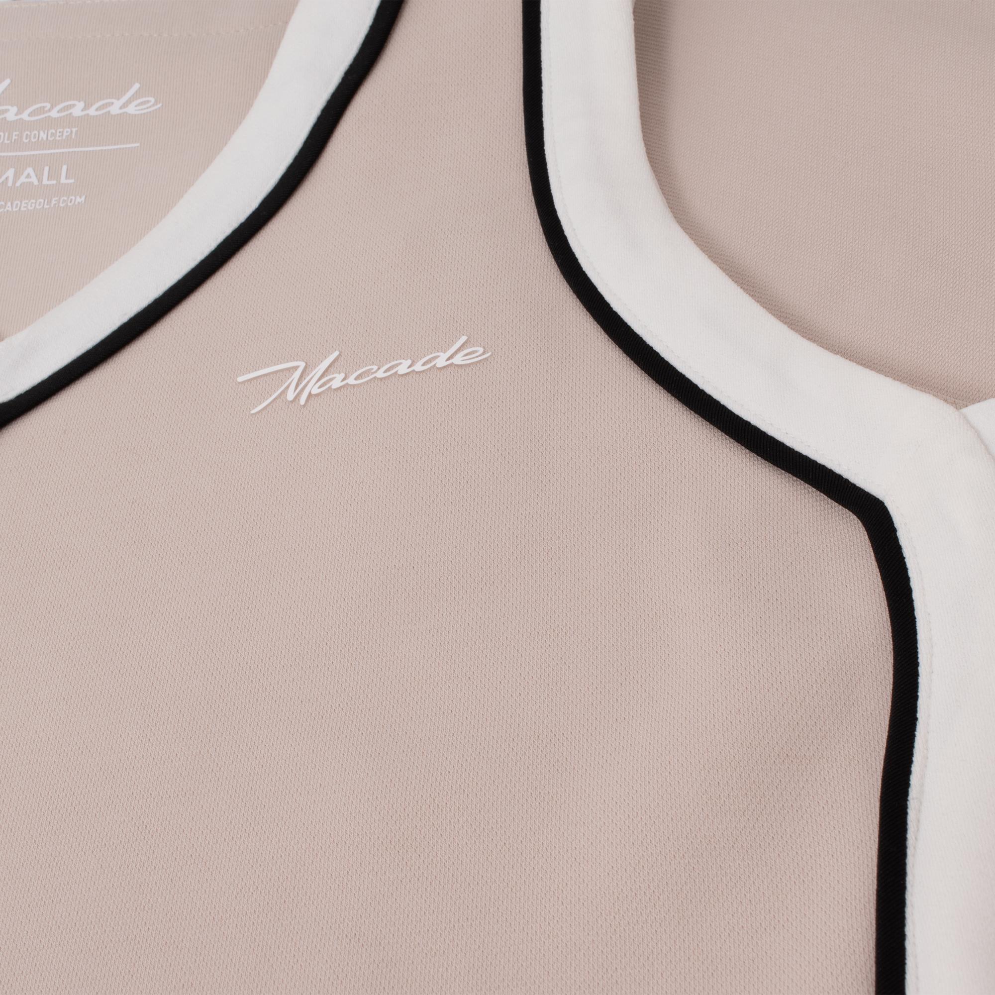 Macade Golf Ava TX Flow Ladies Golf Dress Tan