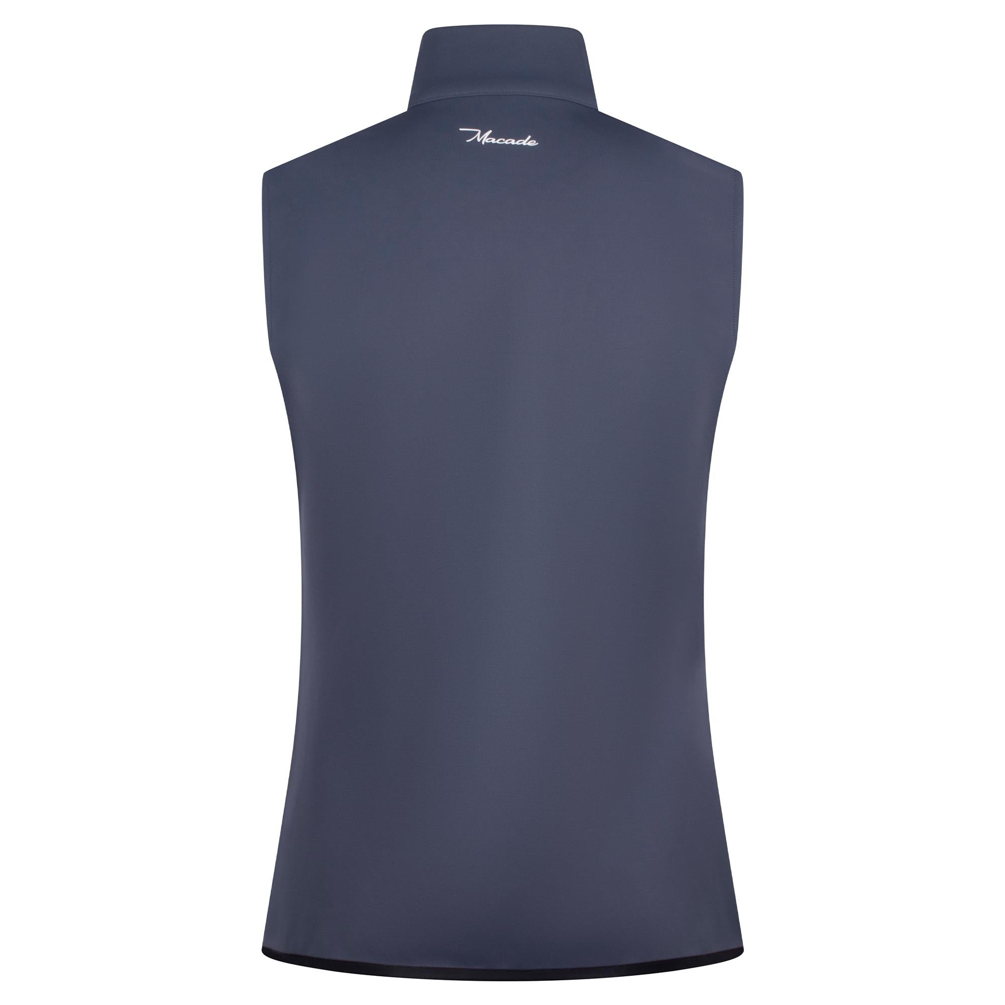Macade Golf Therma Ladies Mid Layer Vest Stone Blue