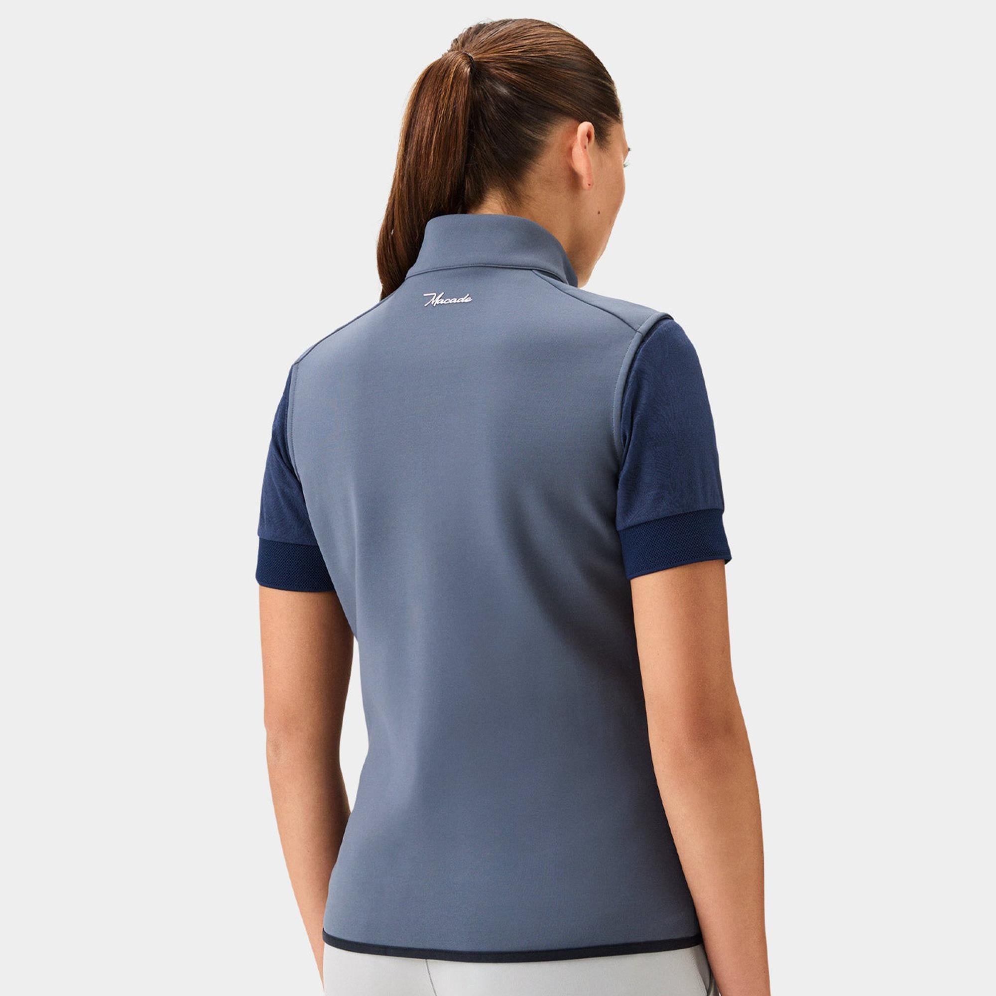 Macade Golf Therma Ladies Mid Layer Vest Stone Blue