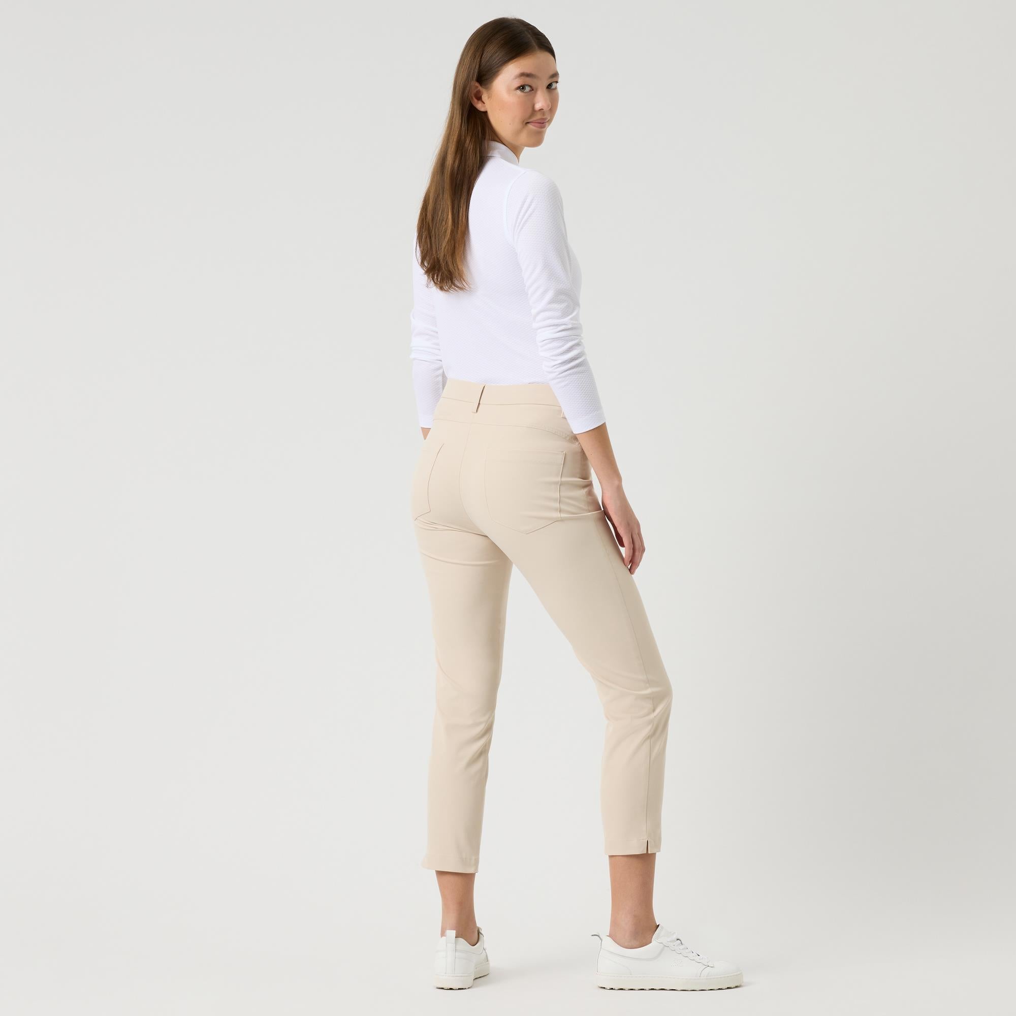 Daily Sports Lyric V2 High Water Ladies Golf Pants Oyster 94CM