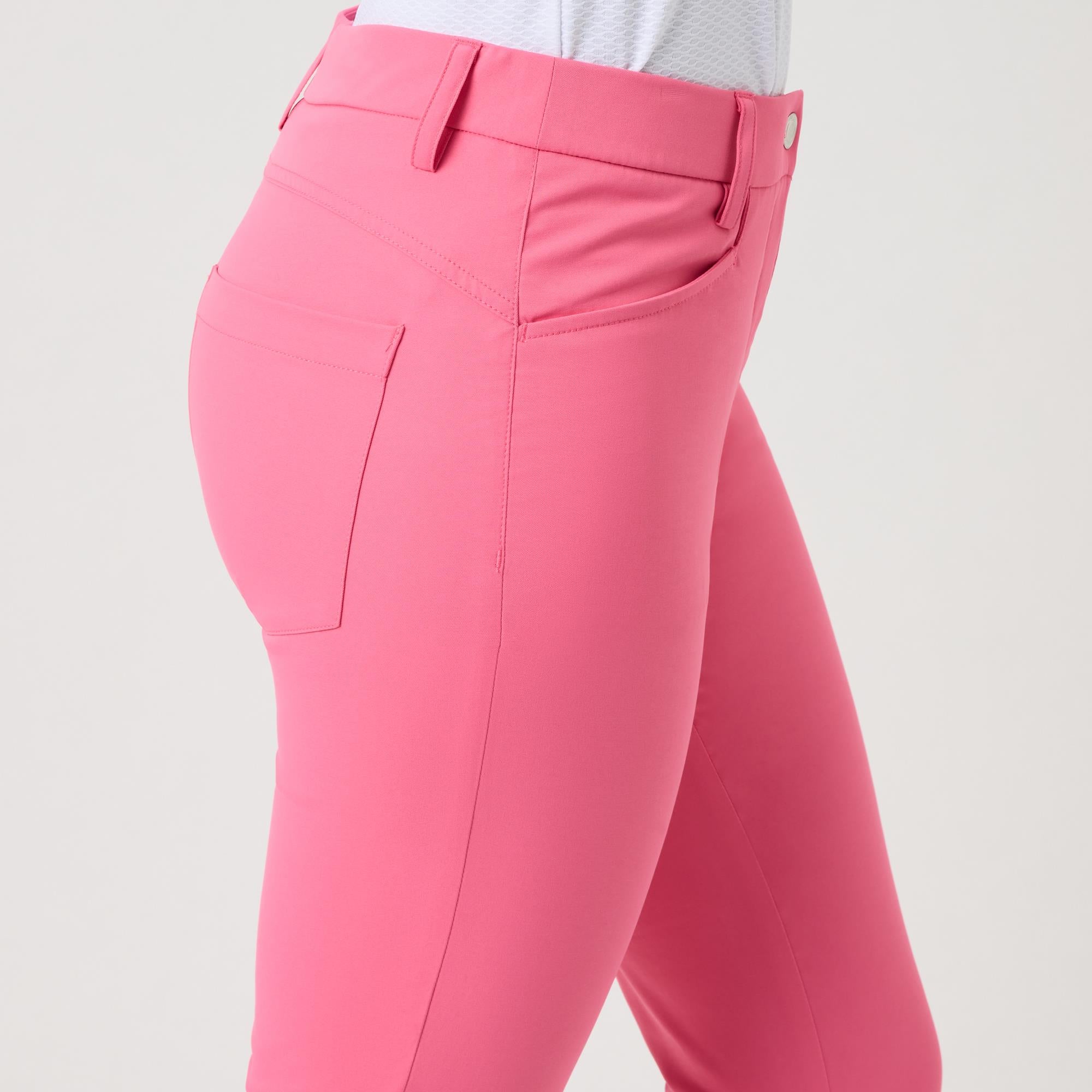 Daily Sports Lyric V2 High Water Ladies Golf Pants Radiant Pink 94CM