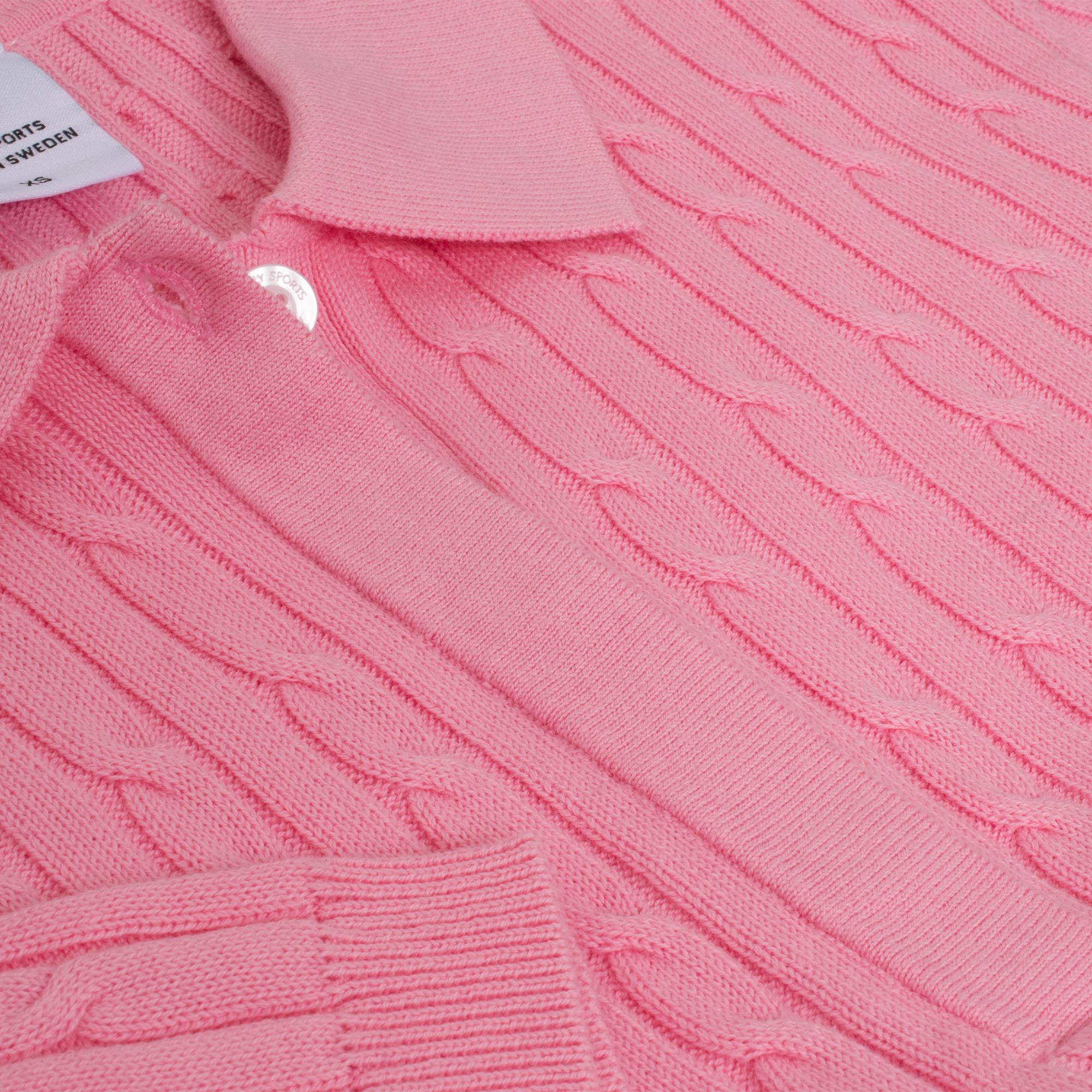 Daily Sports Madelene Knitted Ladies Golf Polo Shirt Prism Pink
