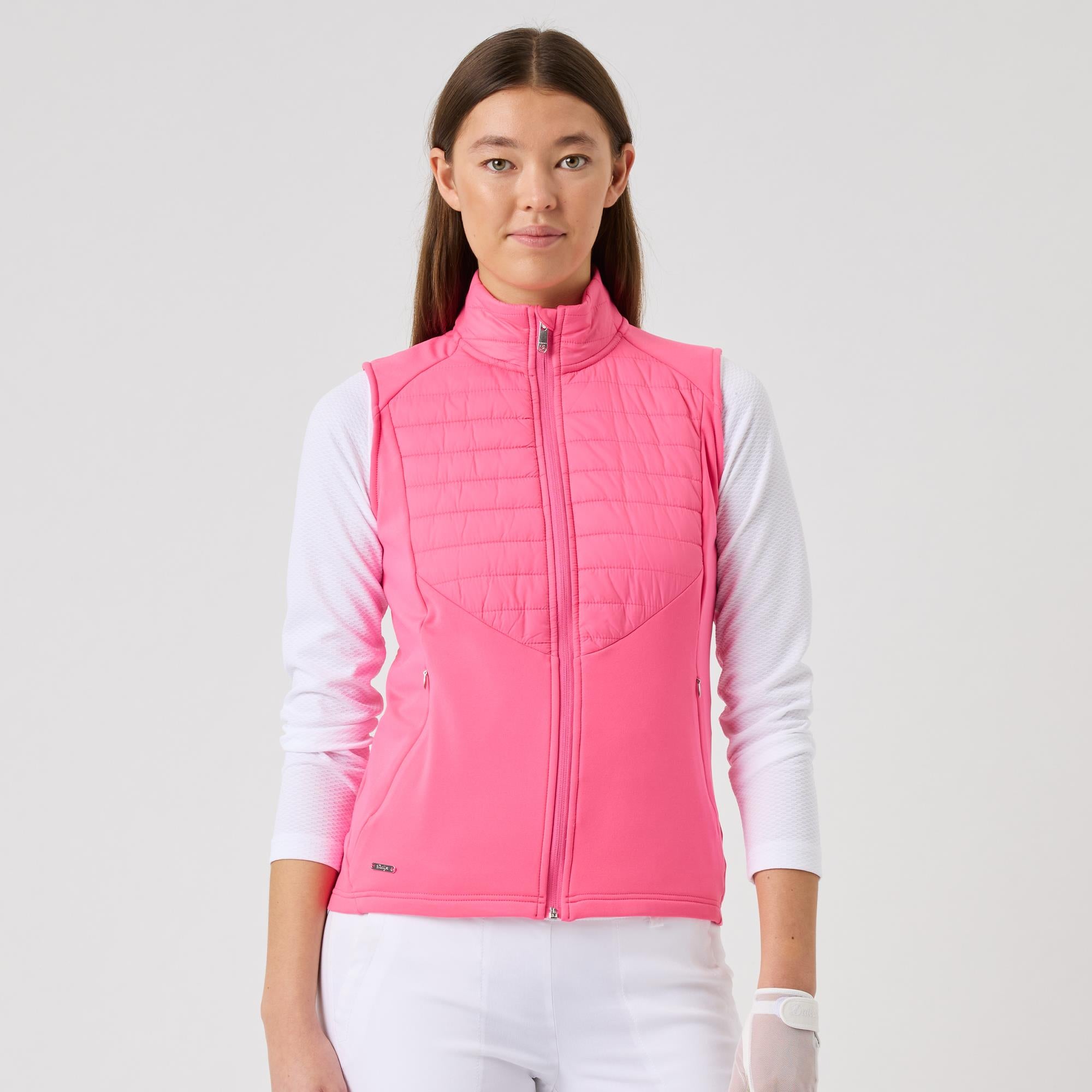 Daily Sports Allos Hybrid Ladies Golf Vest Radiant Pink